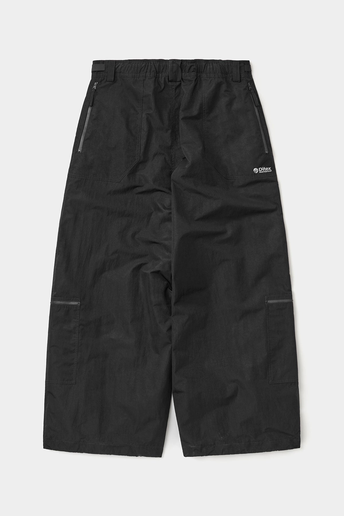 MULTI POCKET WIDE PANTS (WIDE FIT LV.2) BLACK