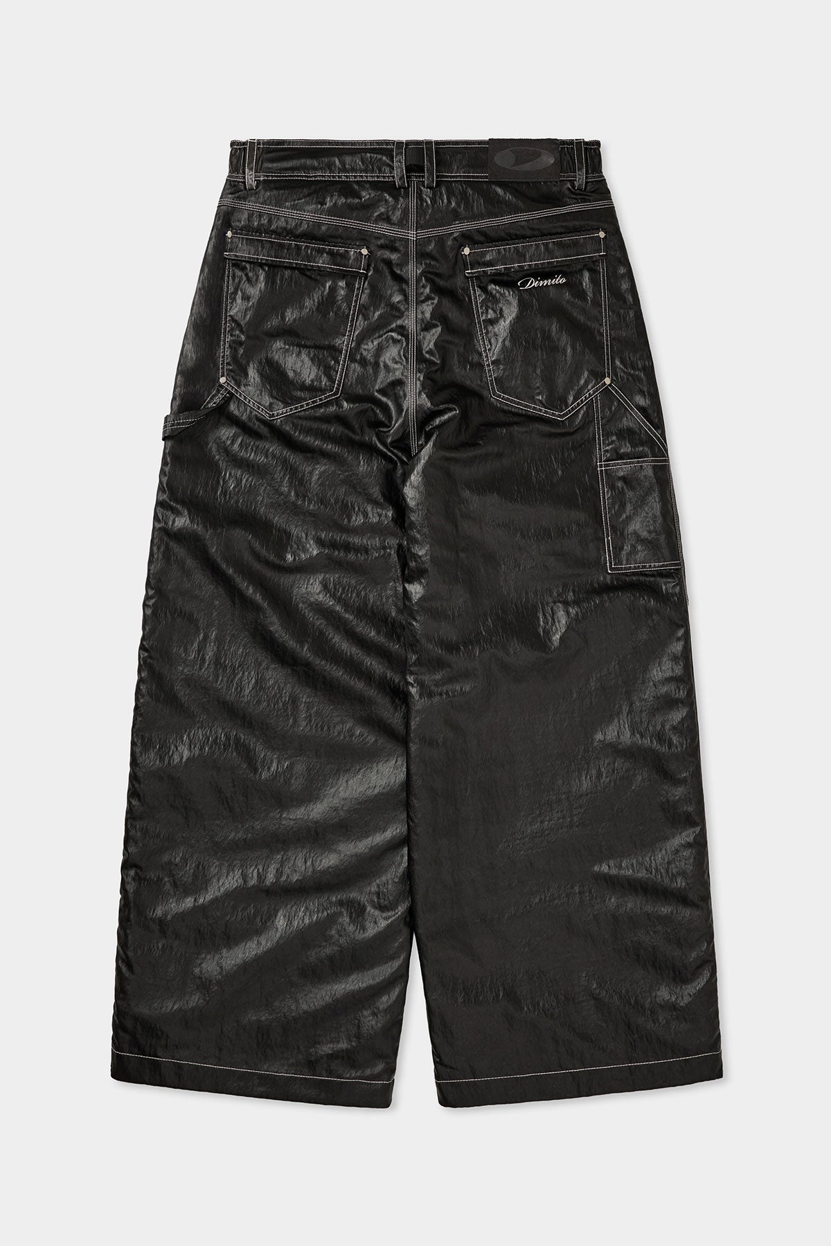 COATED DOUBLE KNEE PANTS (WIDE FIT LV.2) BLACK (Delivery start : 26.09.09)