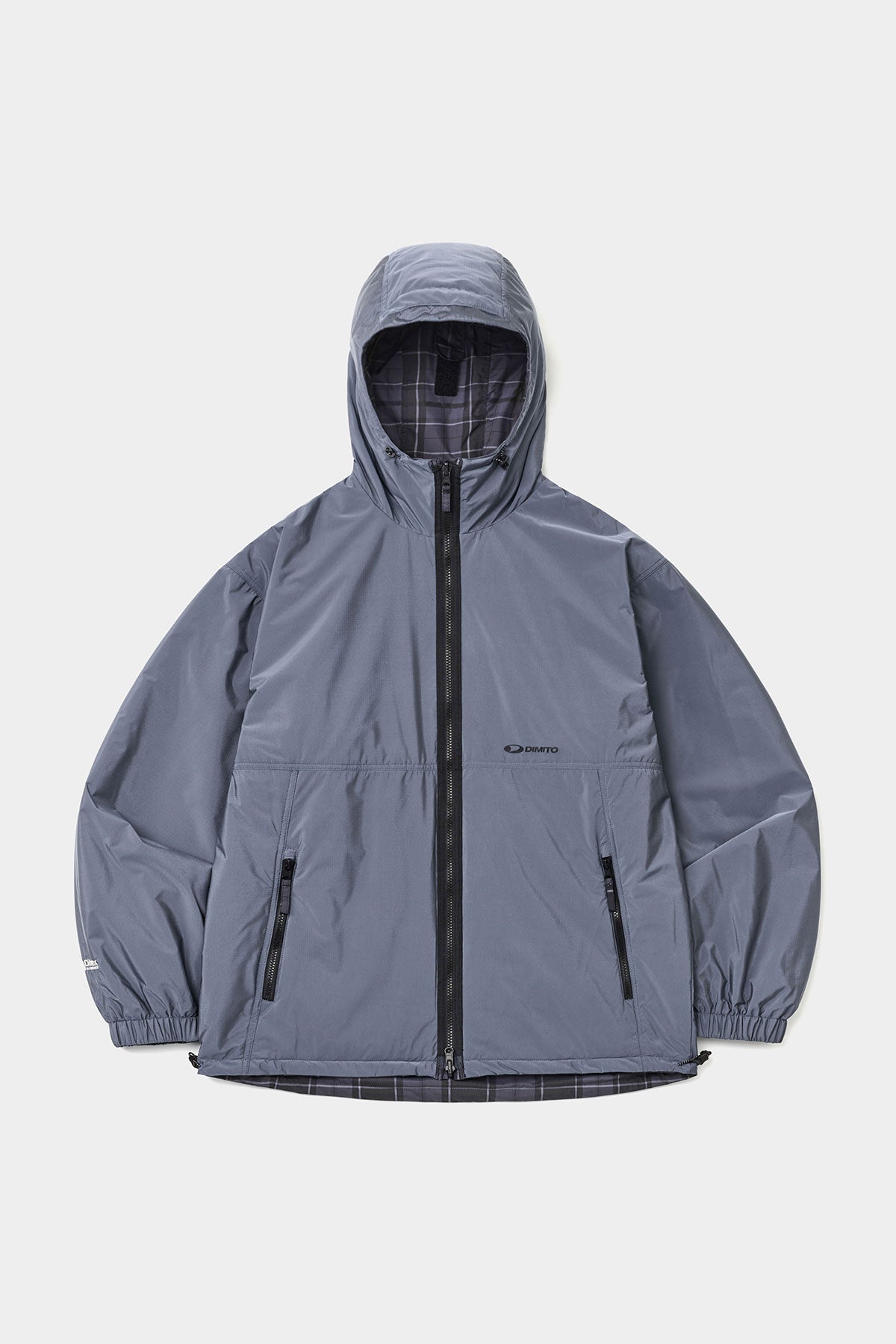 REVERSIBLE WIND JACKET NAVY CHECK (Delivery date : 26.09.28)