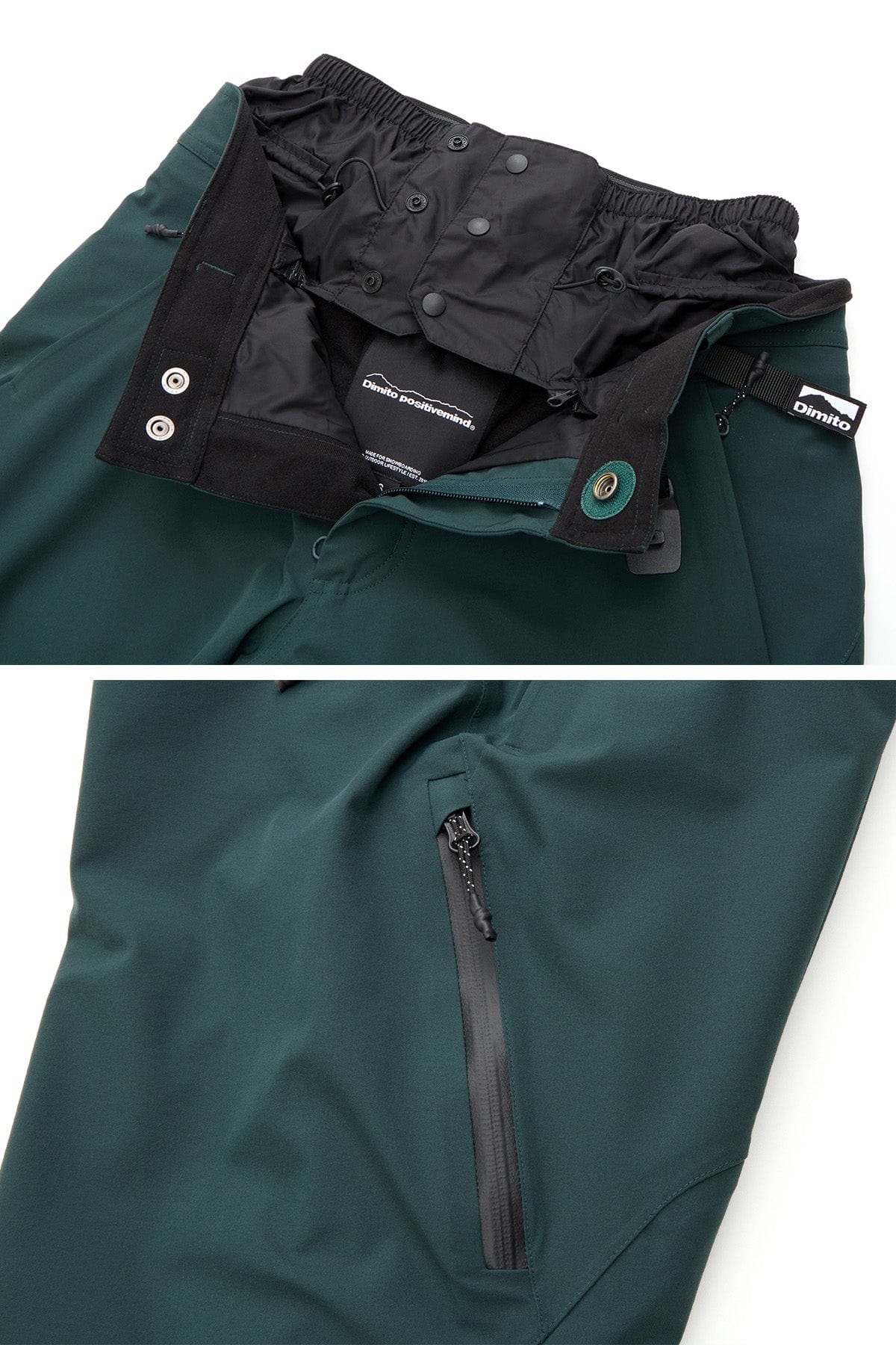 [INVITED] 24 BIO SLIM PANTS NIGHT FOREST (Slim Fit)