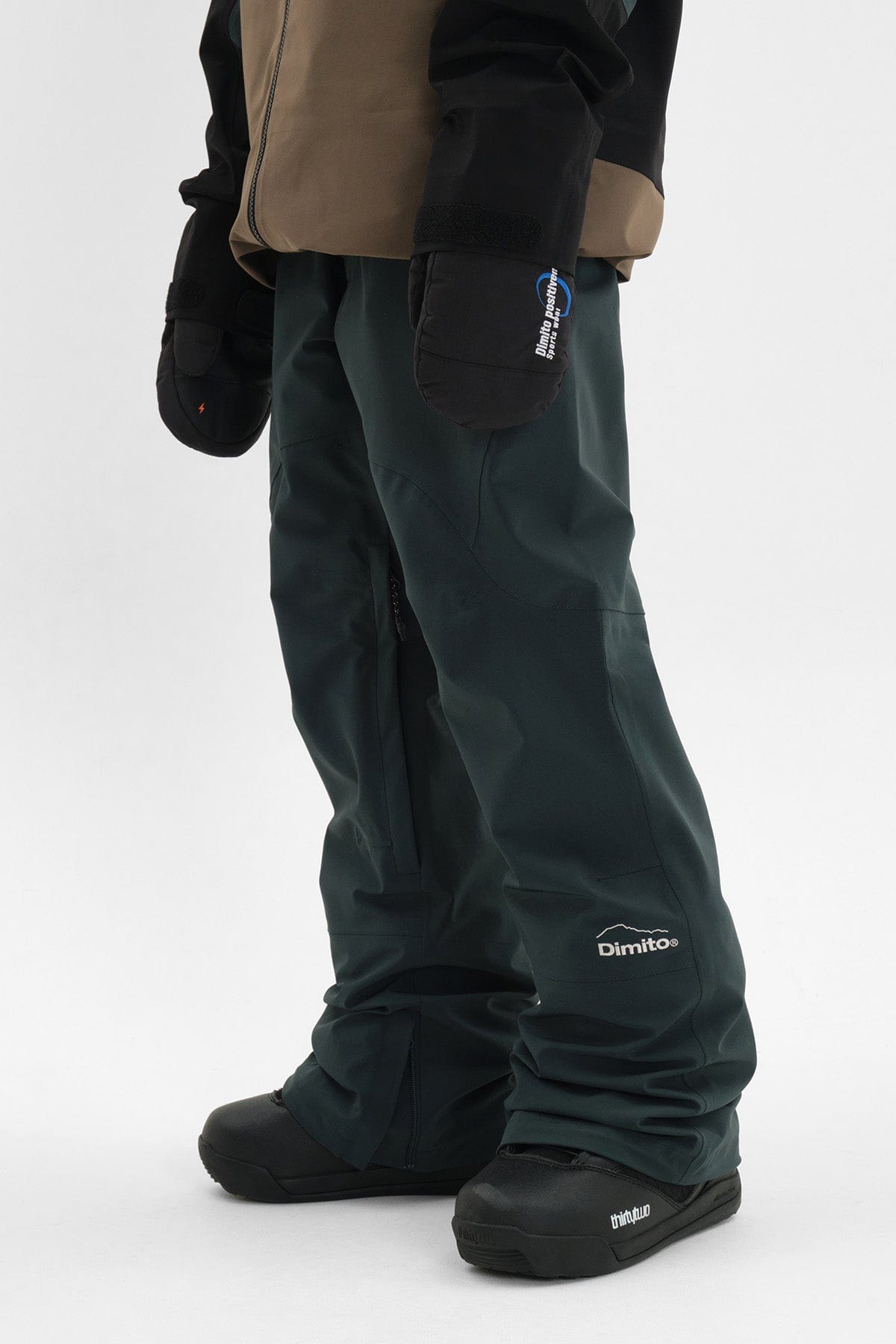 [INVITED] 24 BIO SLIM PANTS NIGHT FOREST (Slim Fit)