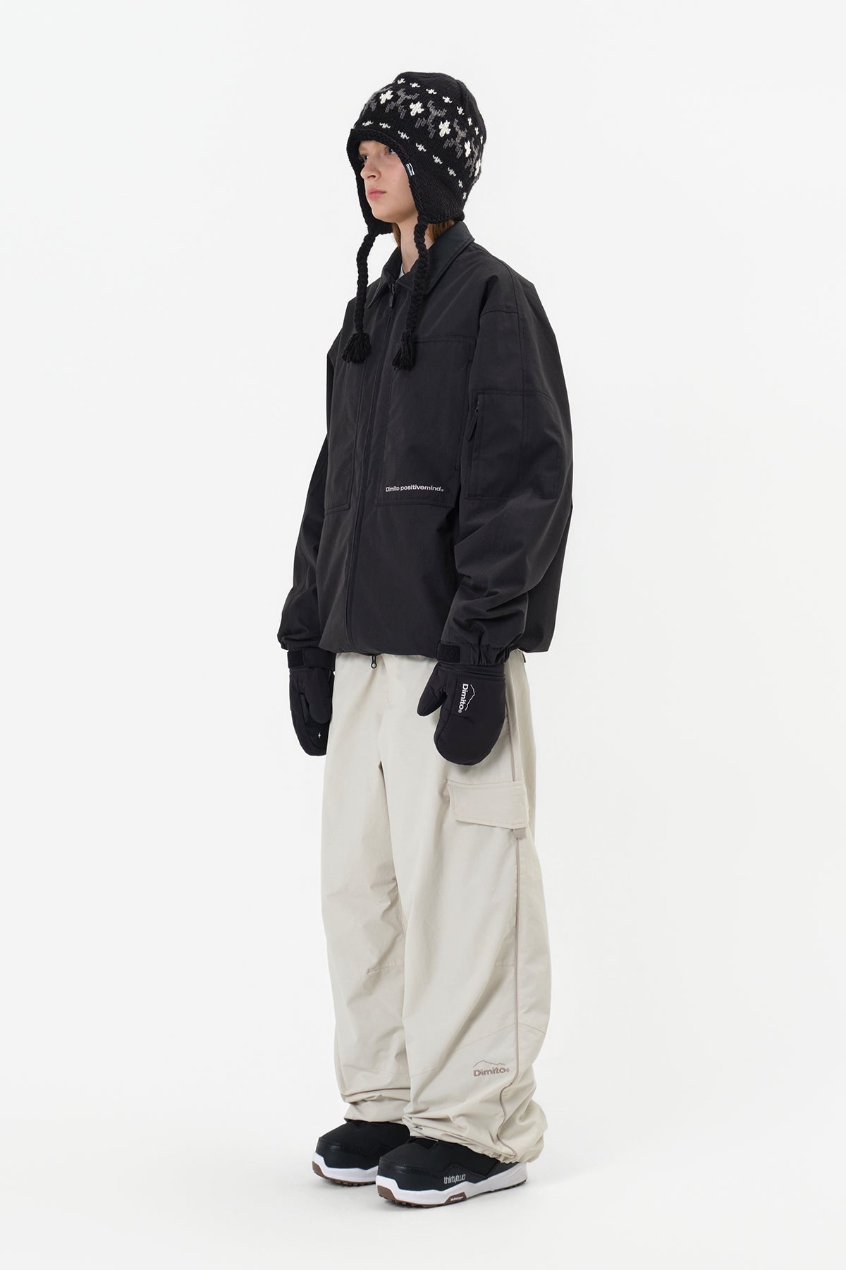 VERT 25 AIR FORCE BANDED PANTS (WIDE FIT LV.1) IVORY