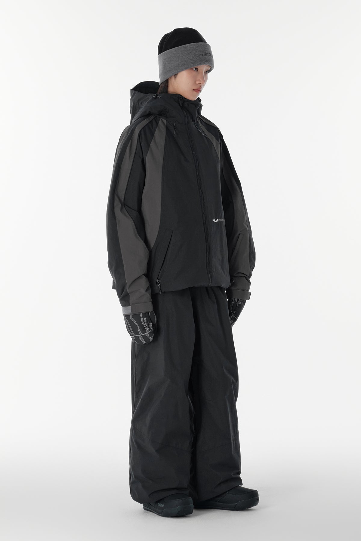 VERT 25 AIR FORCE BANDED PANTS (WIDE FIT LV.1) MID BLACK