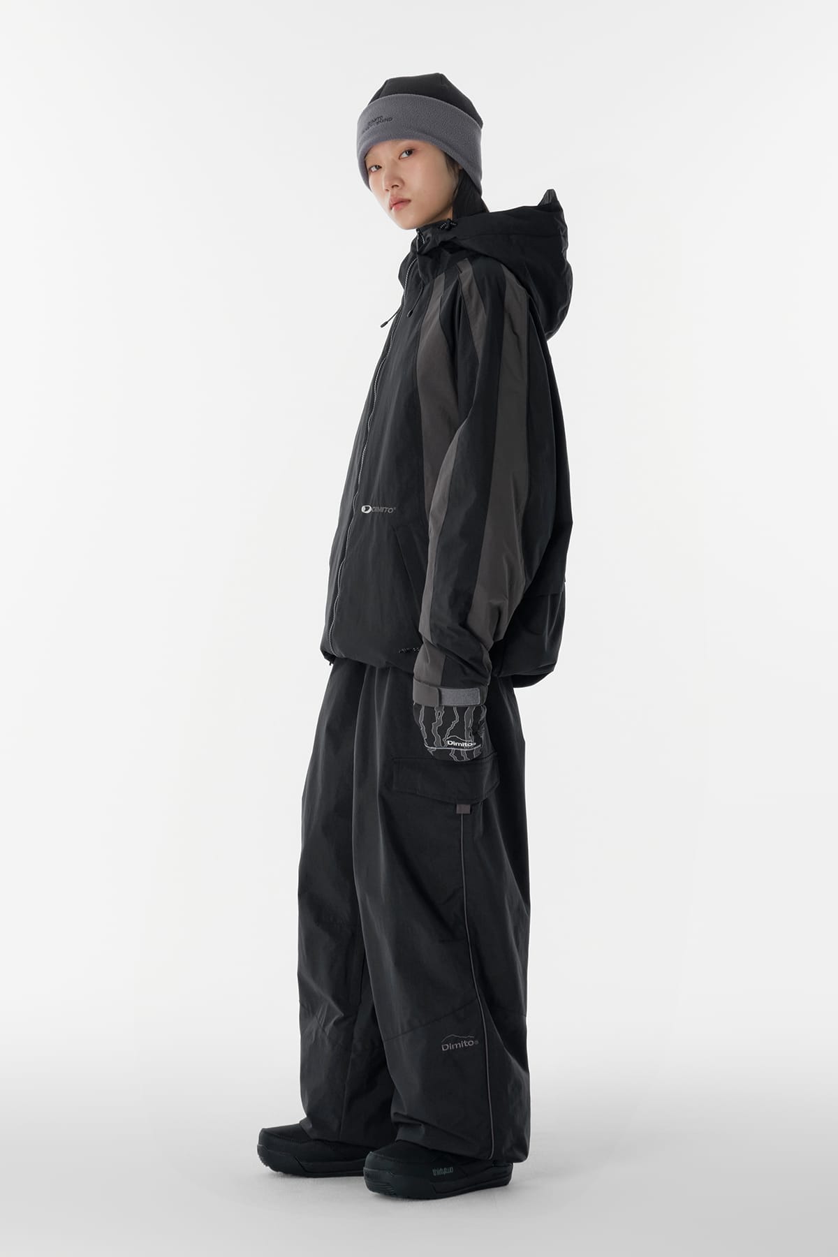 25 AIR FORCE BANDED PANTS (WIDE FIT LV.1) MID BLACK 9