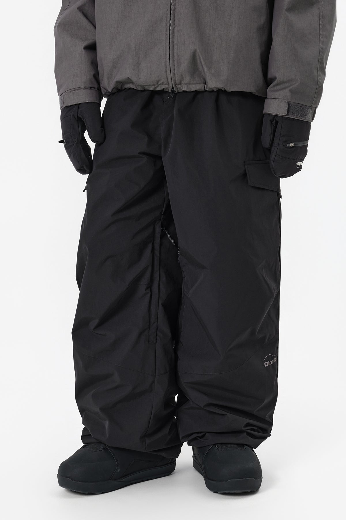 VERT 25 AIR FORCE BANDED PANTS (WIDE FIT LV.1) MID BLACK