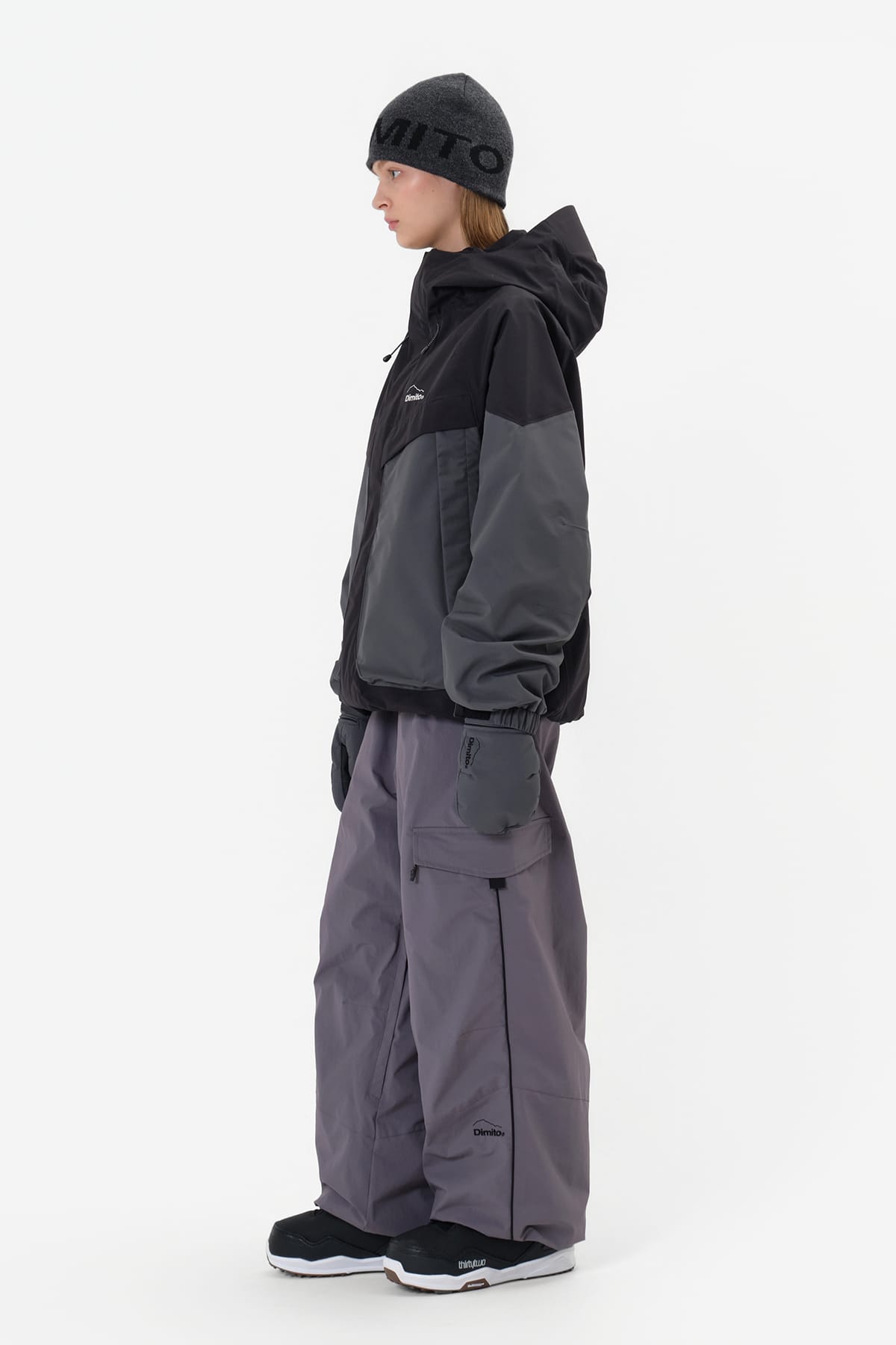 [INVITED] 25 AIR FORCE BANDED PANTS (WIDE FIT LV.1) SHARK