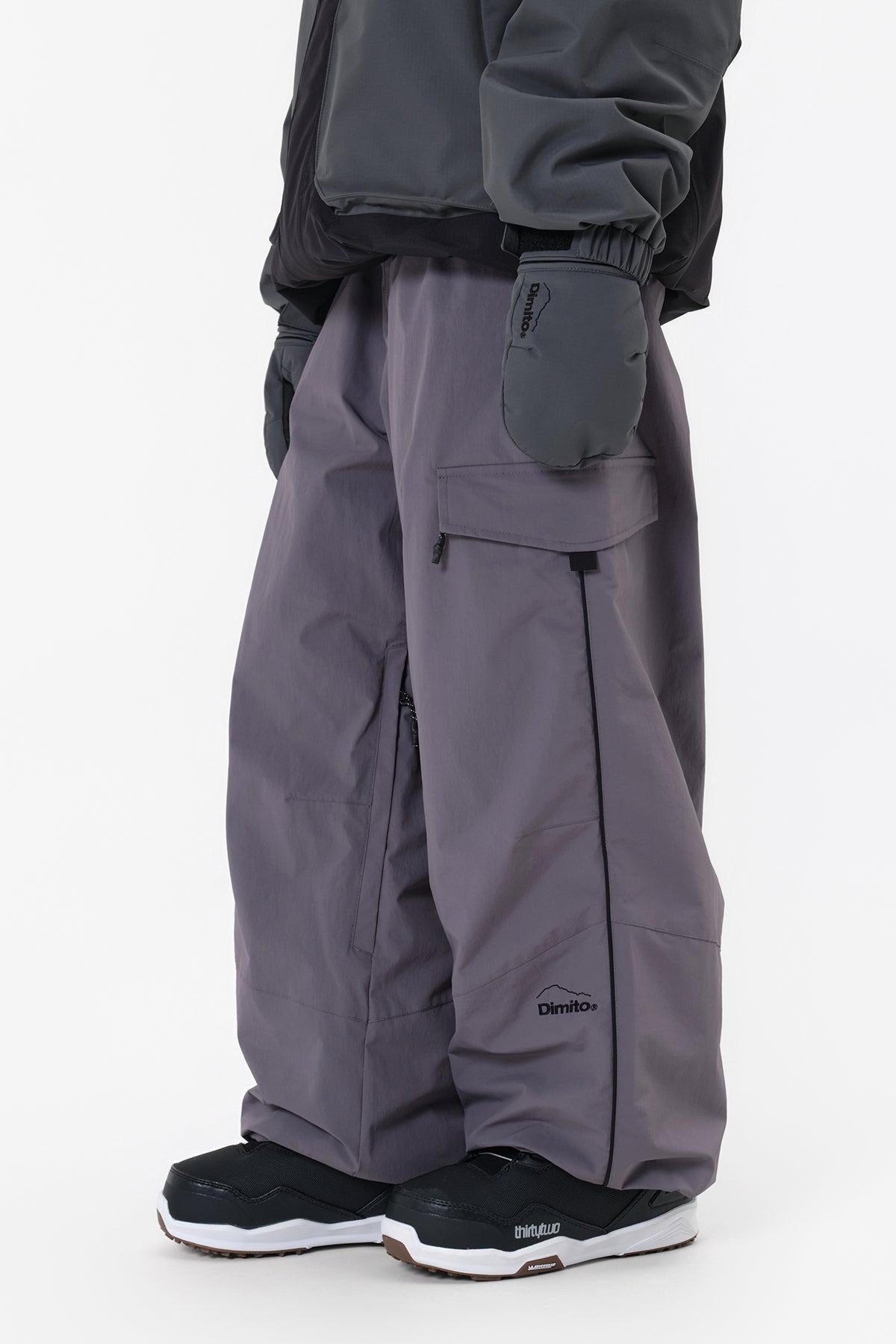 [INVITED] 25 AIR FORCE BANDED PANTS (WIDE FIT LV.1) SHARK
