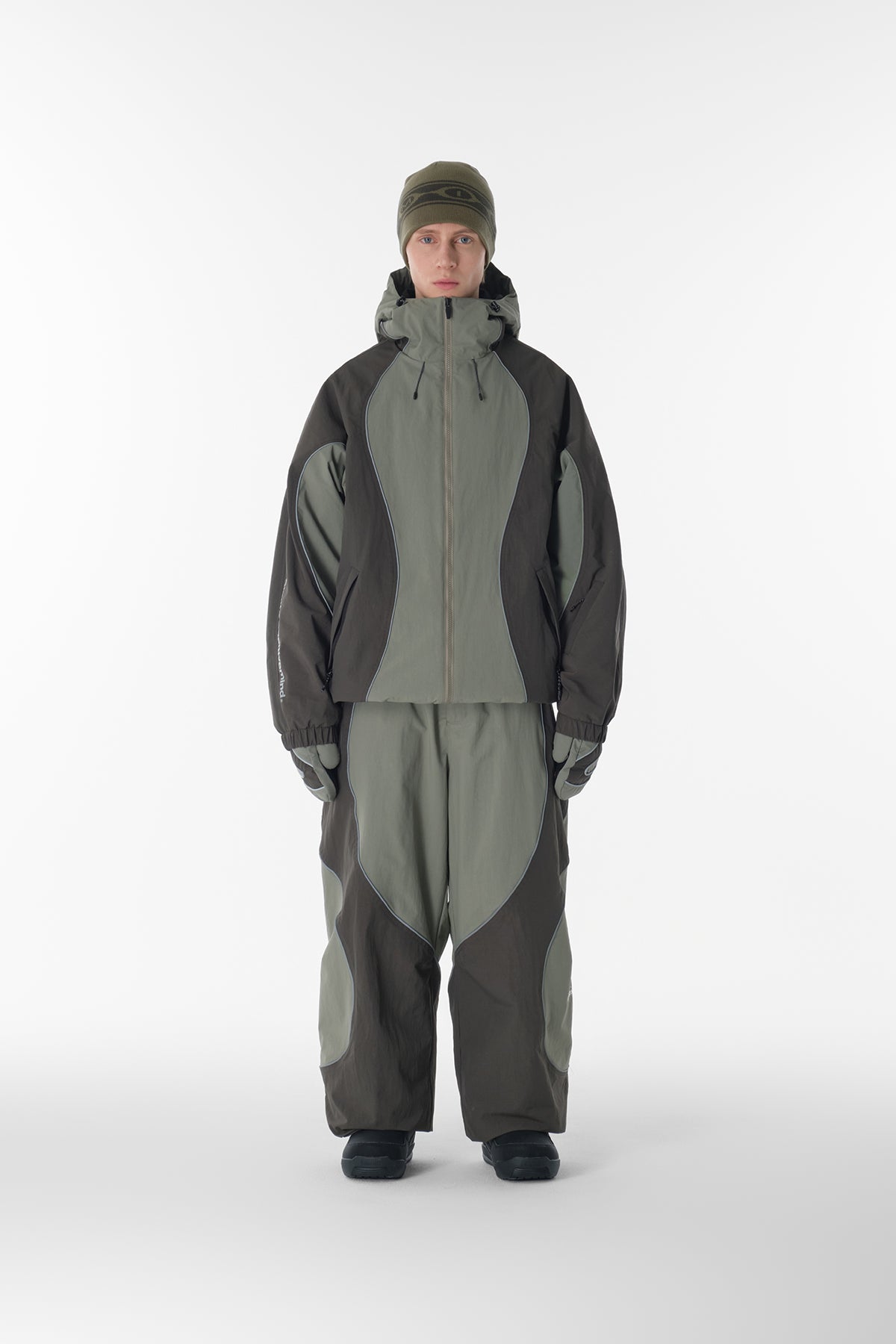 VERT 25 ATOM BANDED PANTS (WIDE FIT LV.1) SLATE SAGE