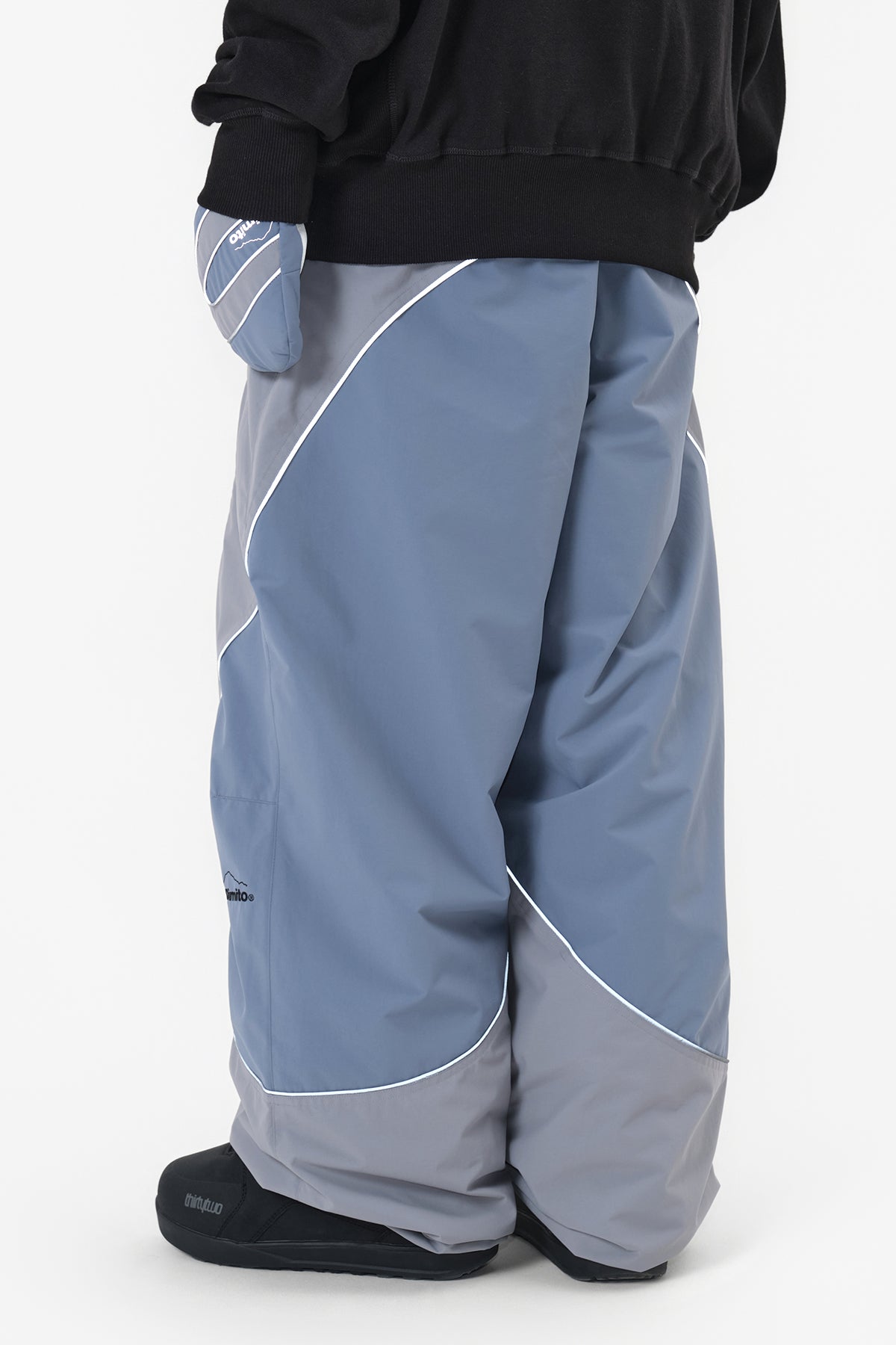 25 ATOM BANDED PANTS (WIDE FIT LV.1) STEEL – DIMITO INTERNATIONAL