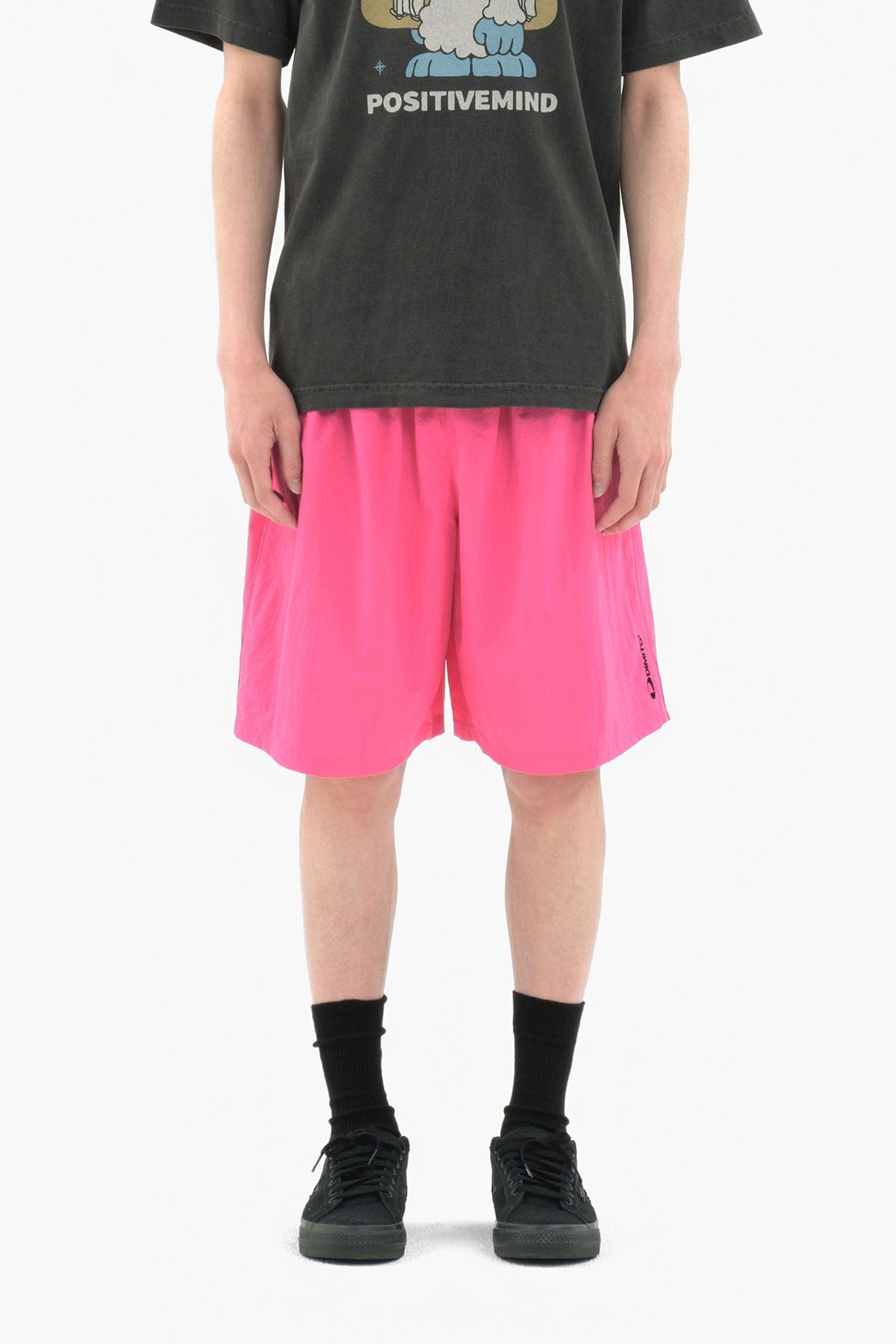 [INVITED] 25 COMBINE SHORTS (STANDARD FIT) PINK