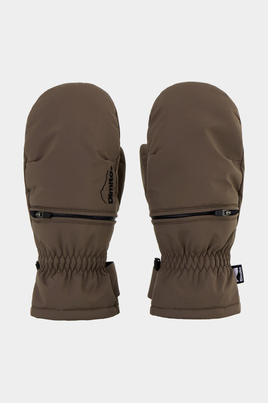 VERT 25 EASY OPEN MITTEN DARK BROWN