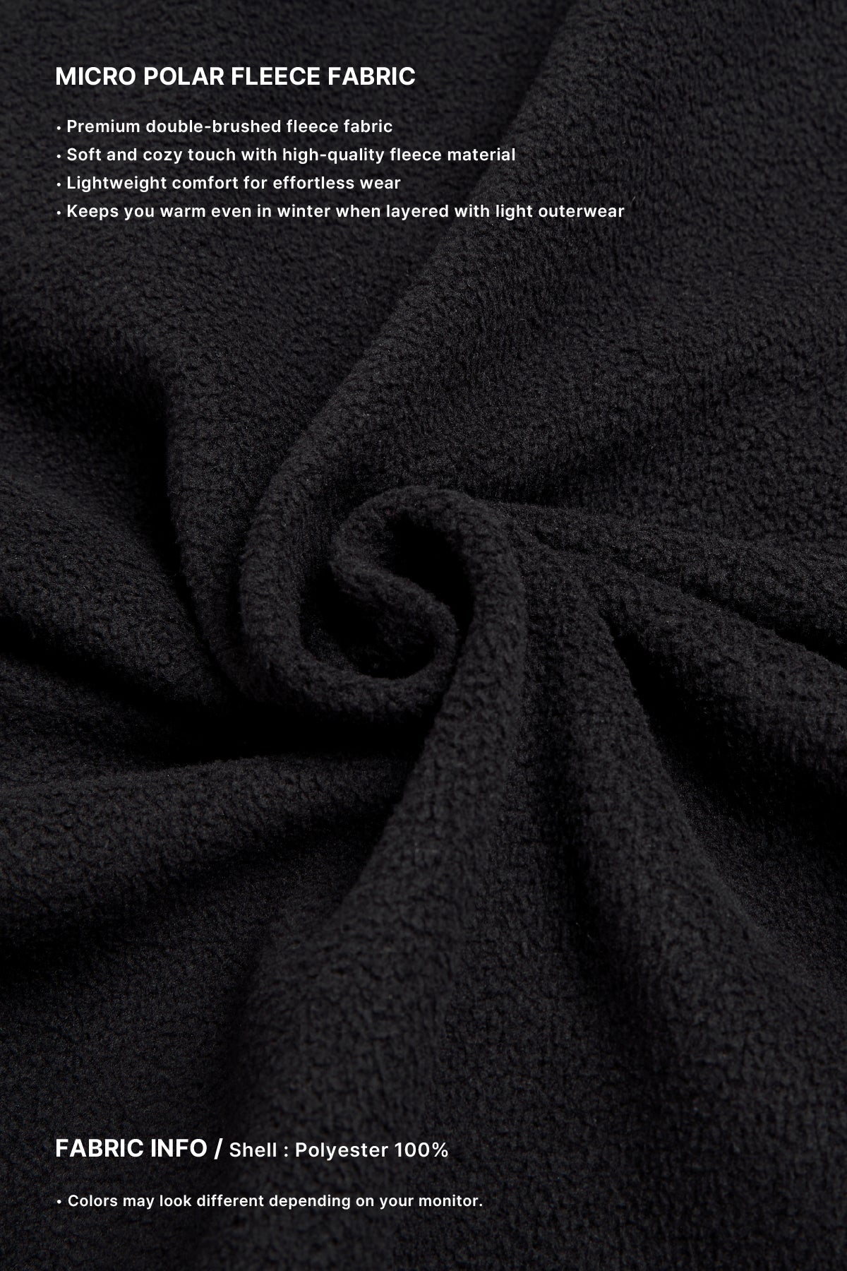 VERT 25 FLEECE PANTS BLACK