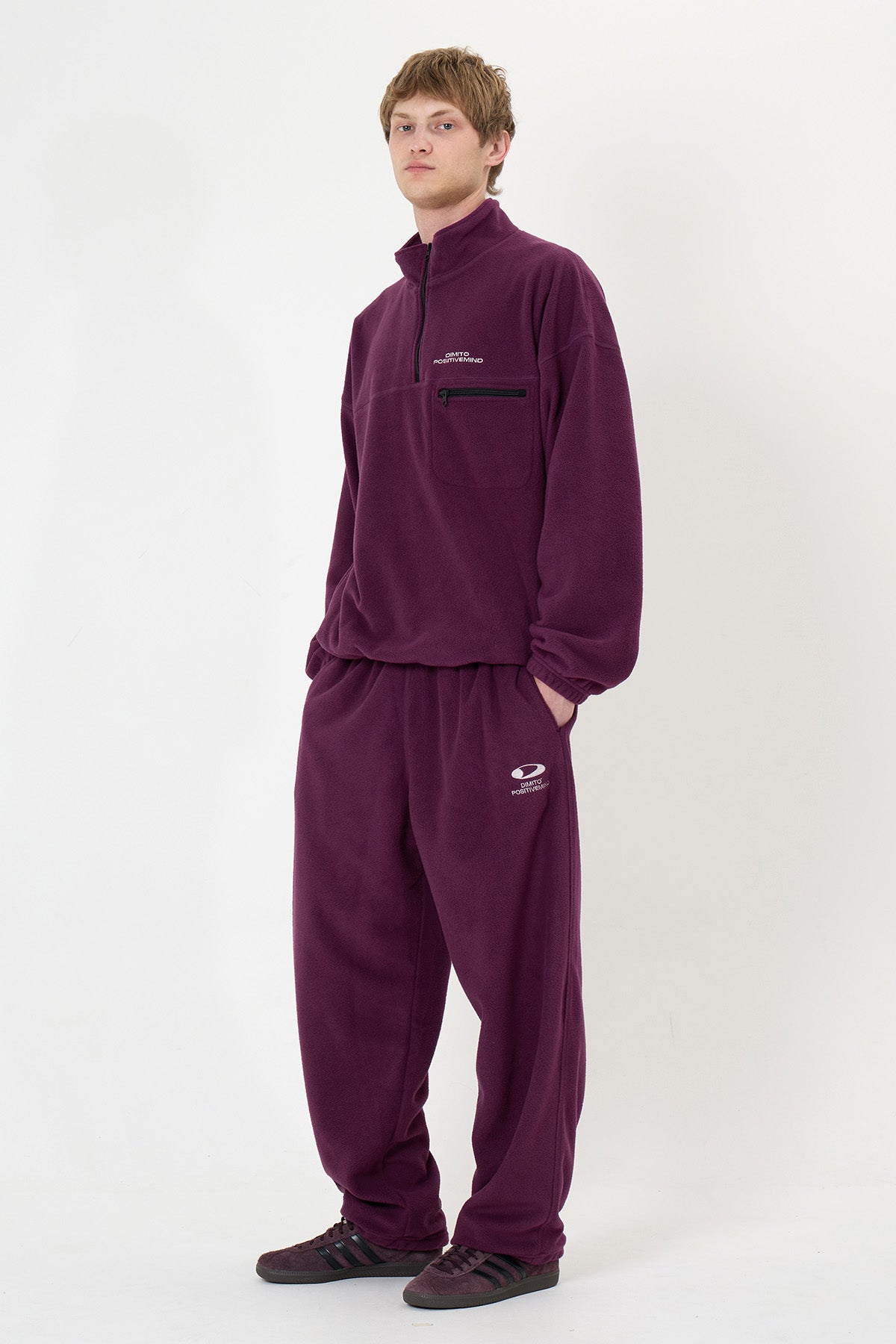 [INVITED] 25 FLEECE PANTS VIOLET