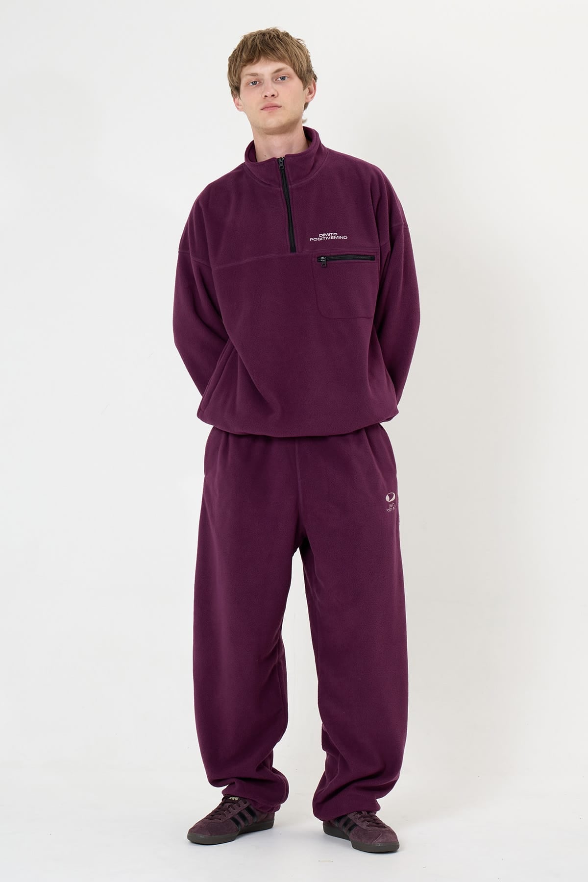 [INVITED] 25 FLEECE PANTS VIOLET