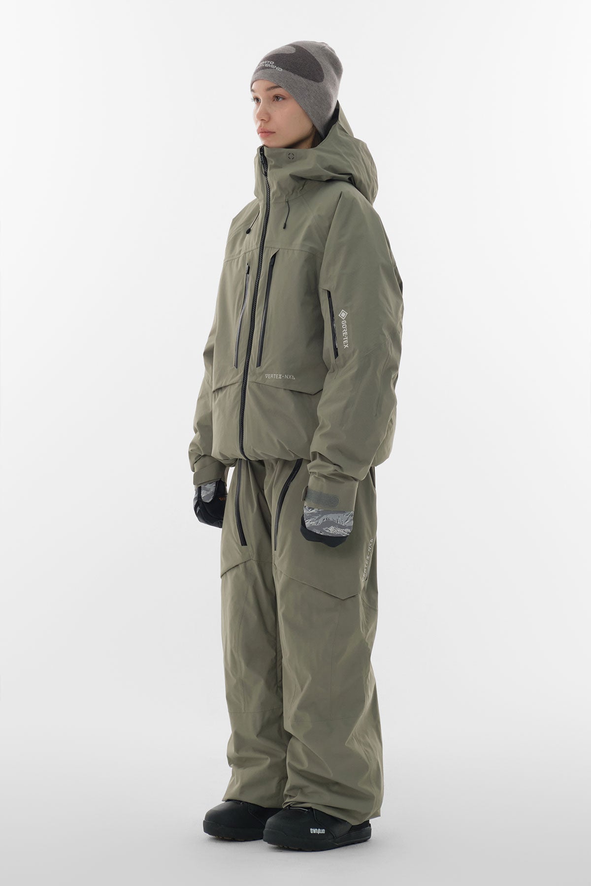 VERT 25 GORE-TEX ZIP VENT MITTEN TIGER GREY CAMO