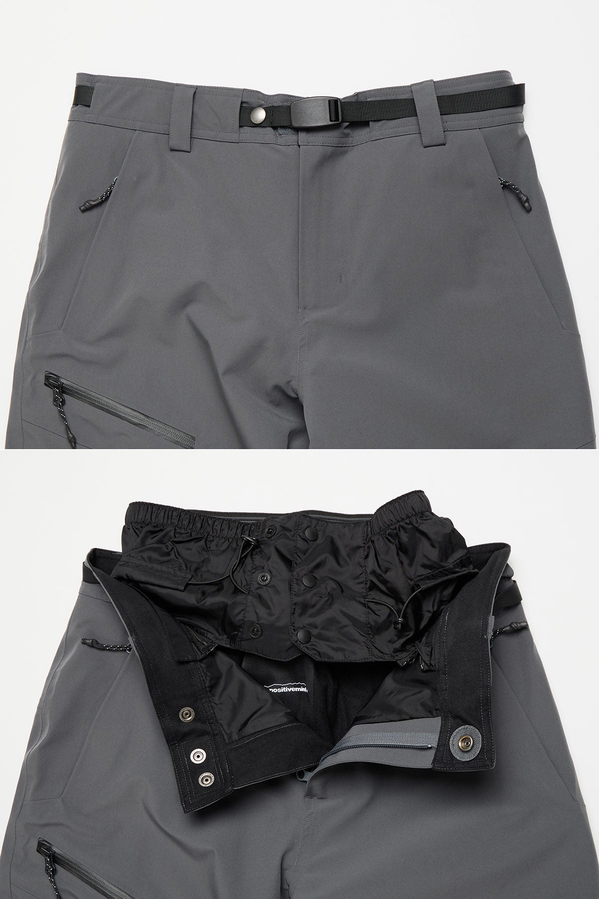 [INVITED] 25 LEVEL 2L PANTS (RELAXED FIT) BLACK