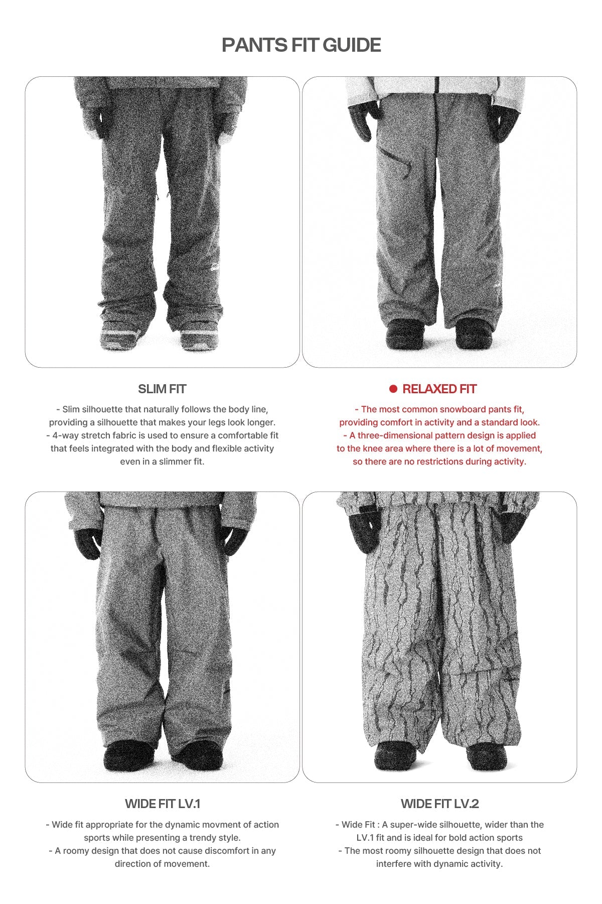 [INVITED] 25 LEVEL 2L PANTS (RELAXED FIT) COOL GREY