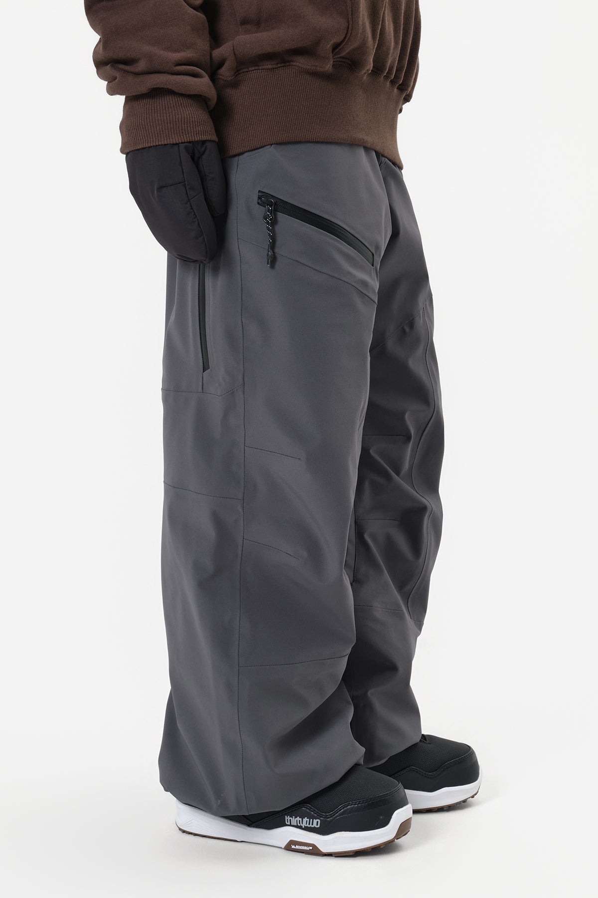 [INVITED] 25 LEVEL 2L PANTS (RELAXED FIT) COOL GREY