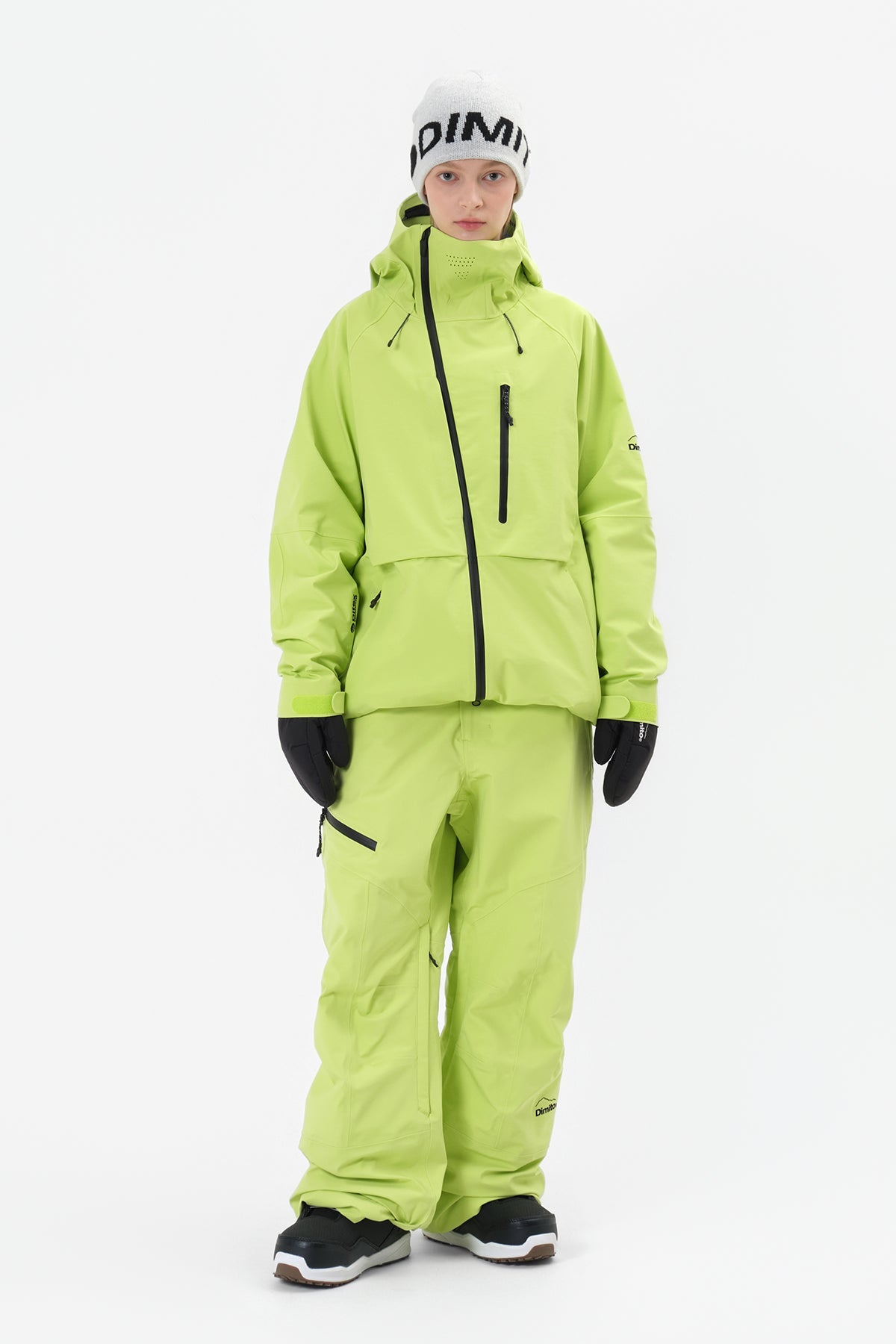 [INVITED] 25 LEVEL 2L PANTS (RELAXED FIT) LIME