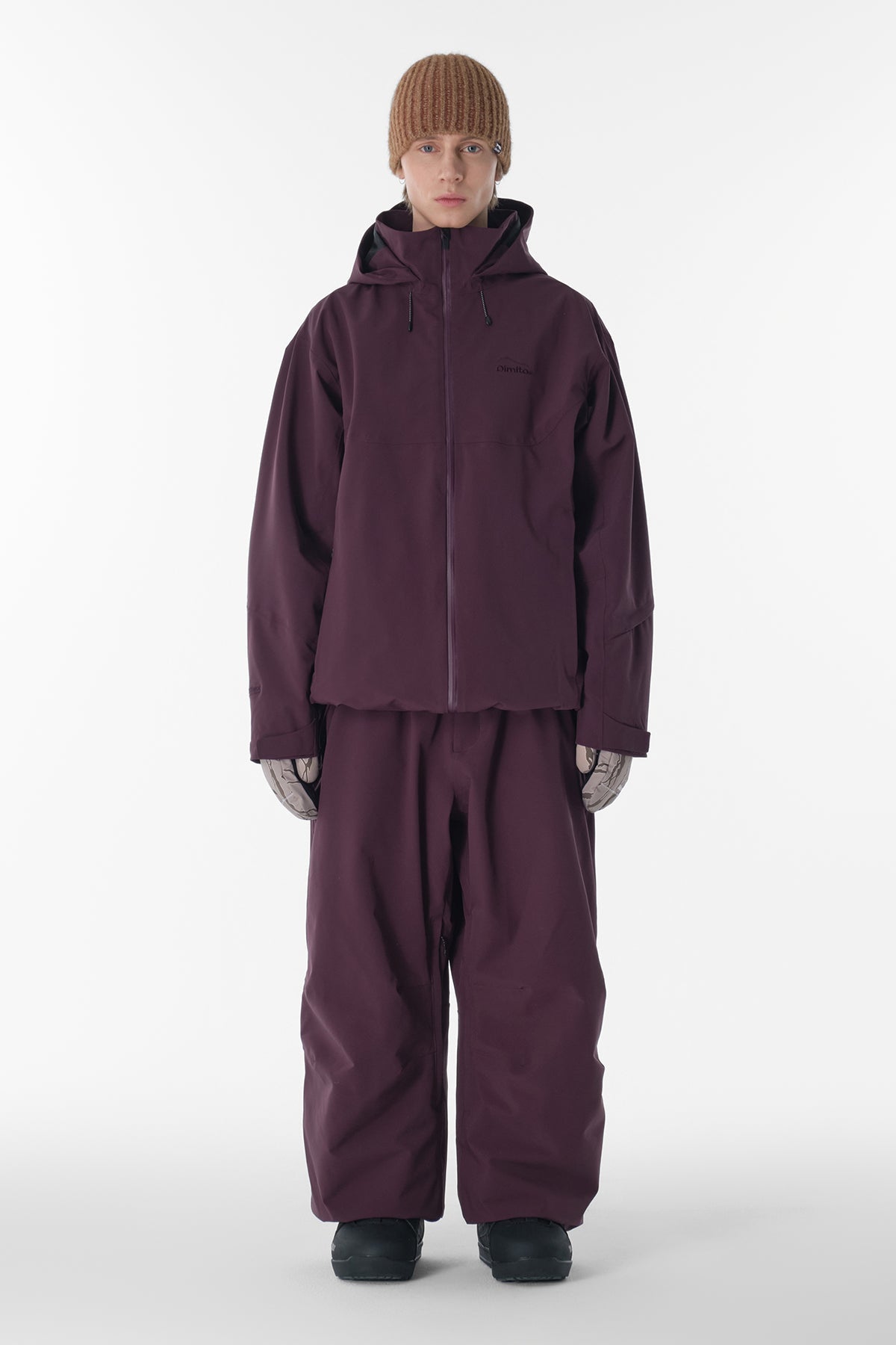 [INVITED] 25 NEO 2L PANTS (WIDE FIT LV.1) WINE