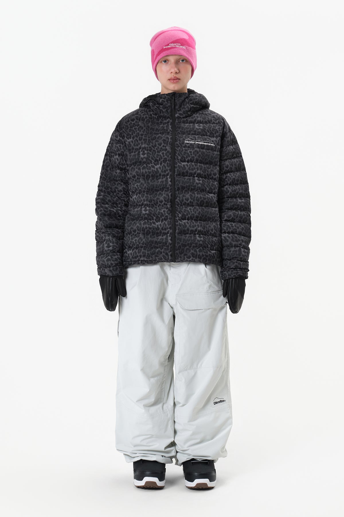 VERT 25 OPTIMUM DOWN JACKET LEO BLACK