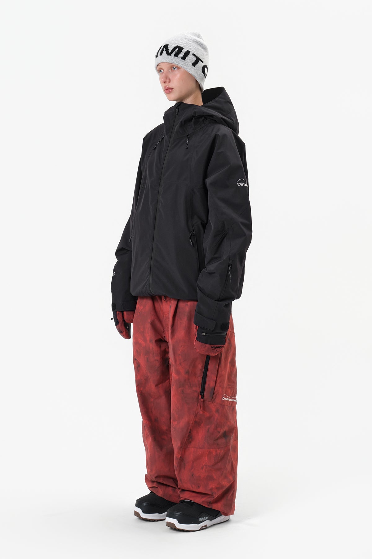 [INVITED] 25 QUASAR FULL ZIP JACKET BLACK