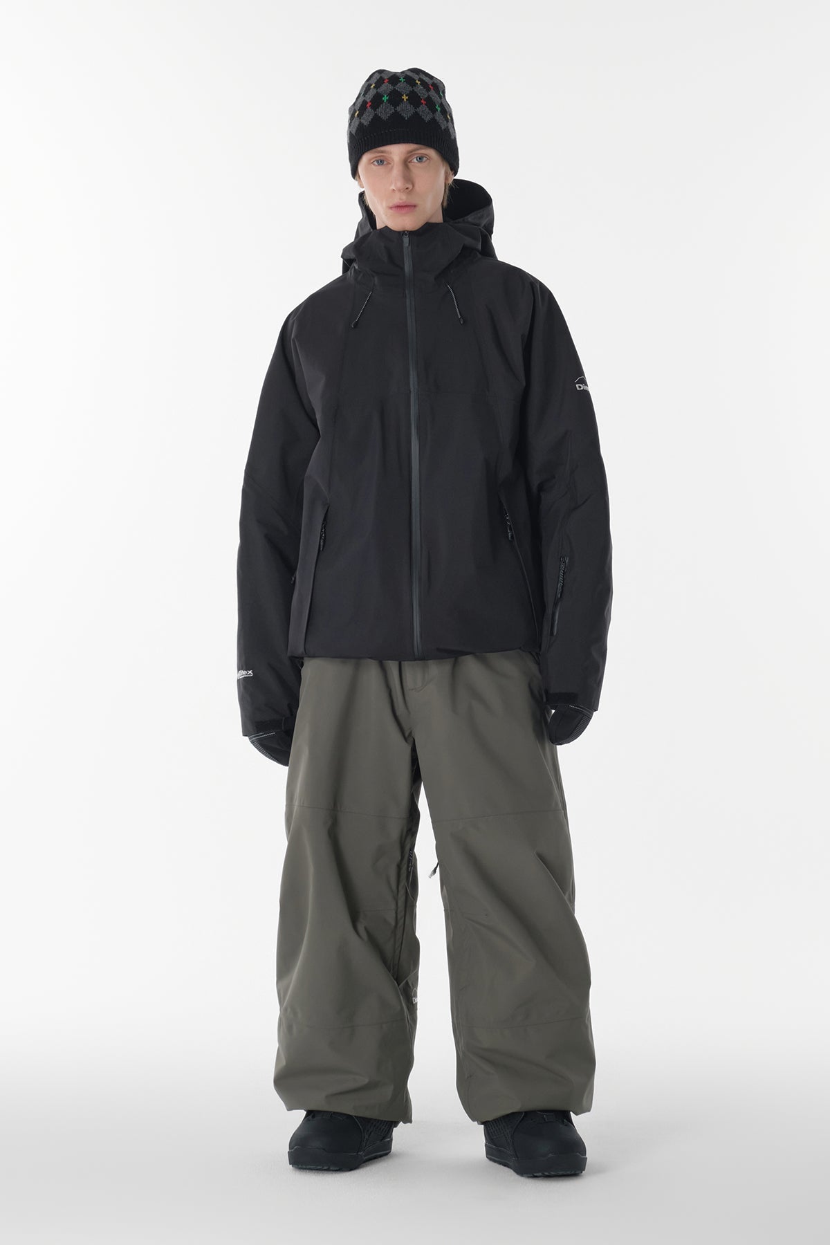[INVITED] 25 QUASAR FULL ZIP JACKET BLACK