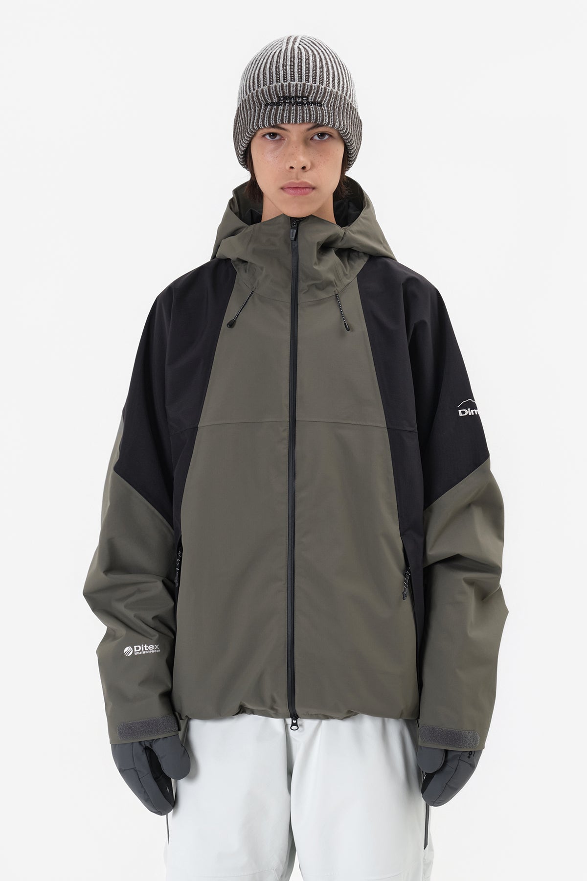 [INVITED] 25 QUASAR FULL ZIP JACKET DARK OLIVE