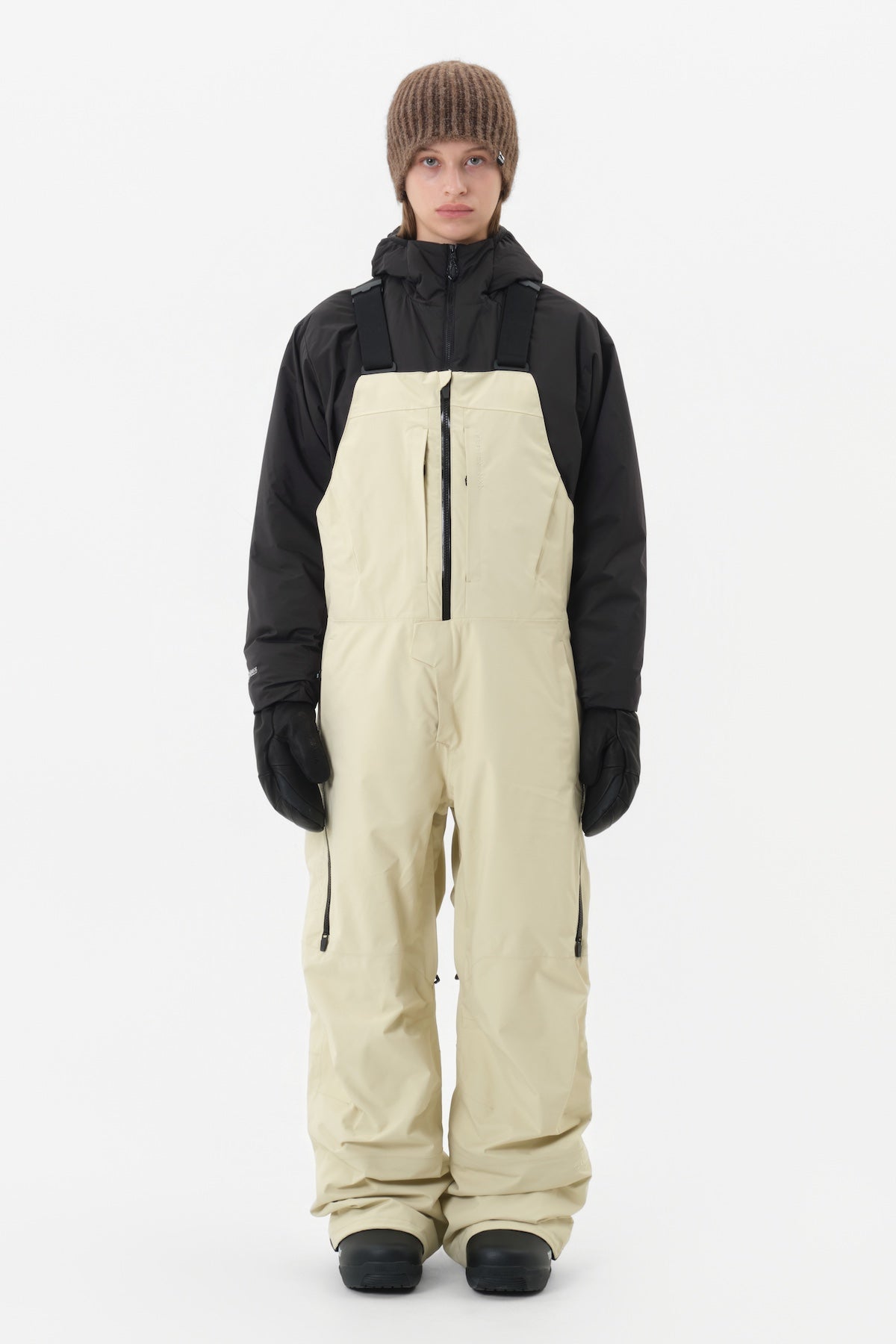 [INVITED] 25 VTX BIB 2L PANTS (STANDARD FIT) MIST SAND
