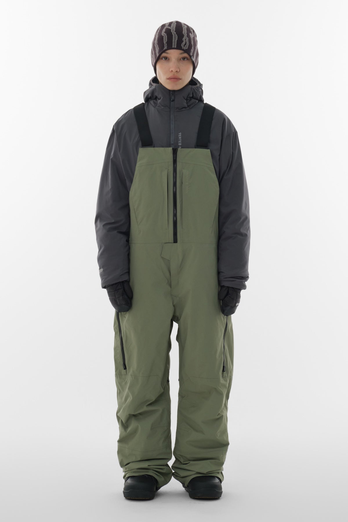 VERT 25 VTX BIB 2L PANTS (STANDARD FIT) OIL GREEN