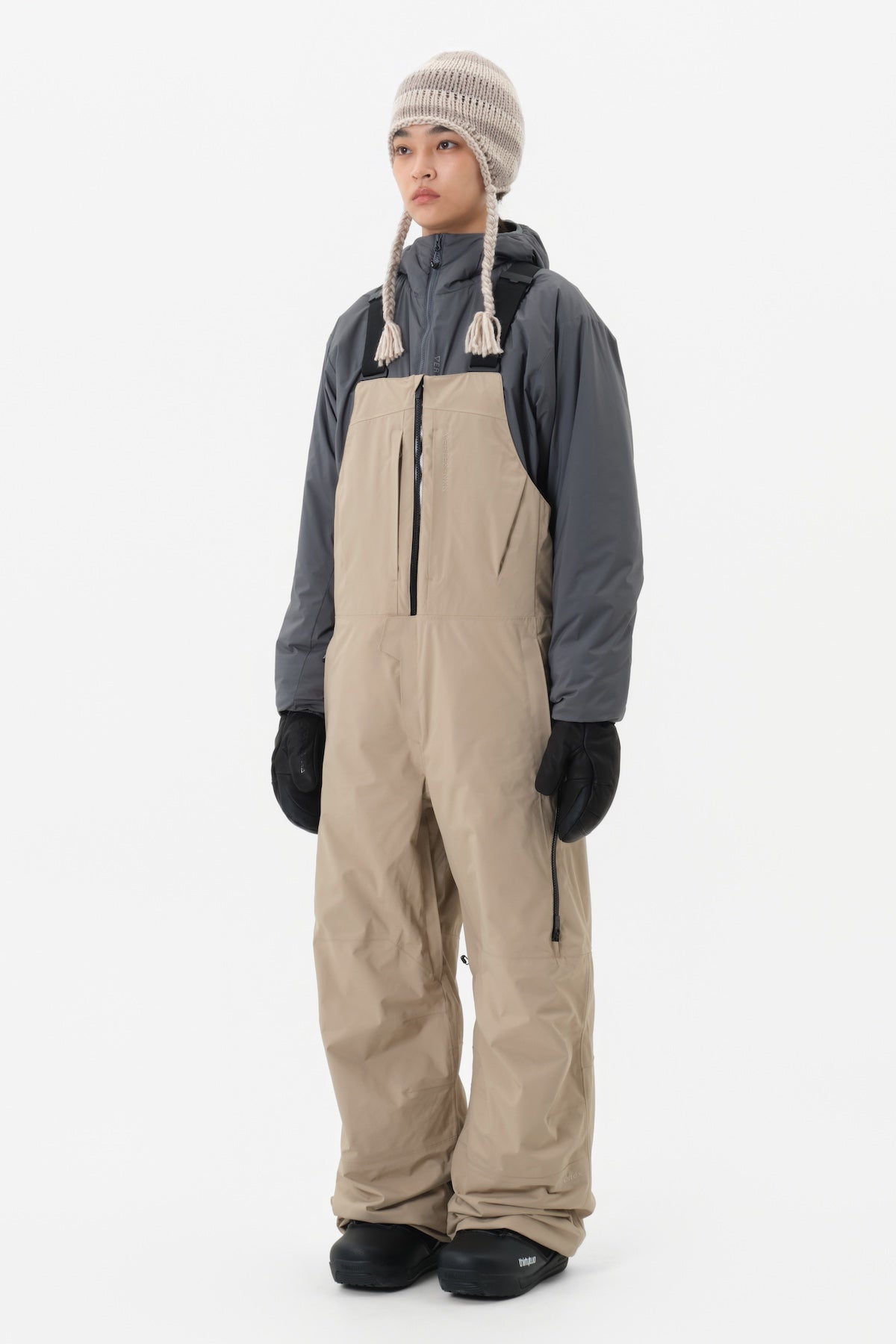 [INVITED] 25 VTX BIB 2L PANTS (STANDARD FIT) TAUPE