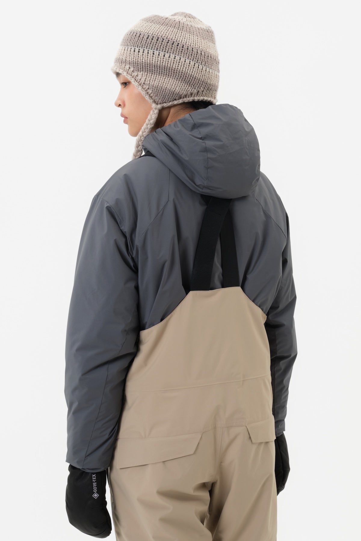 [INVITED] 25 VTX BIB 2L PANTS (STANDARD FIT) TAUPE
