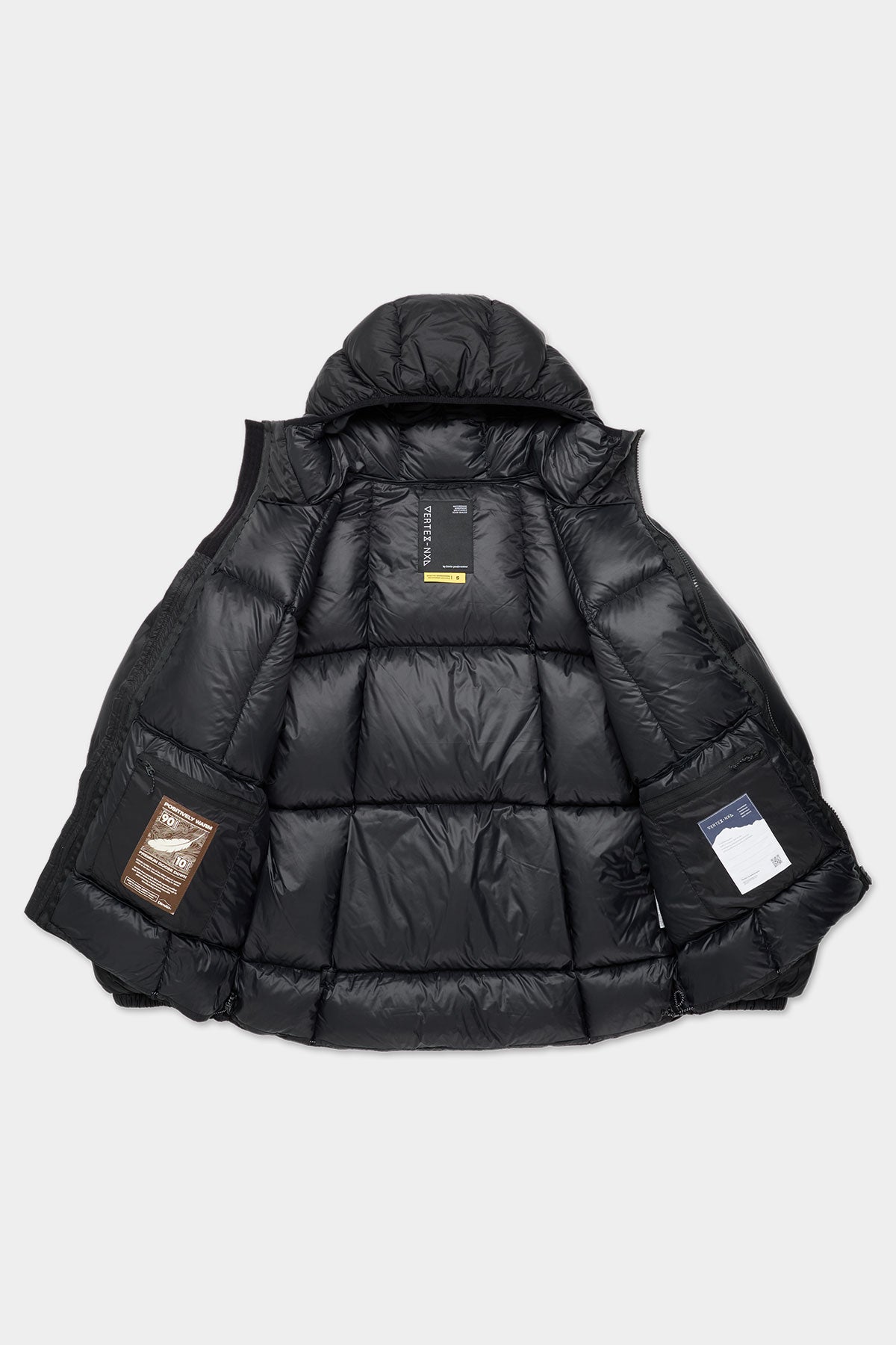 VERT 25 VTX EASY PLUS HD GOOSE DOWN JACKET BLACK