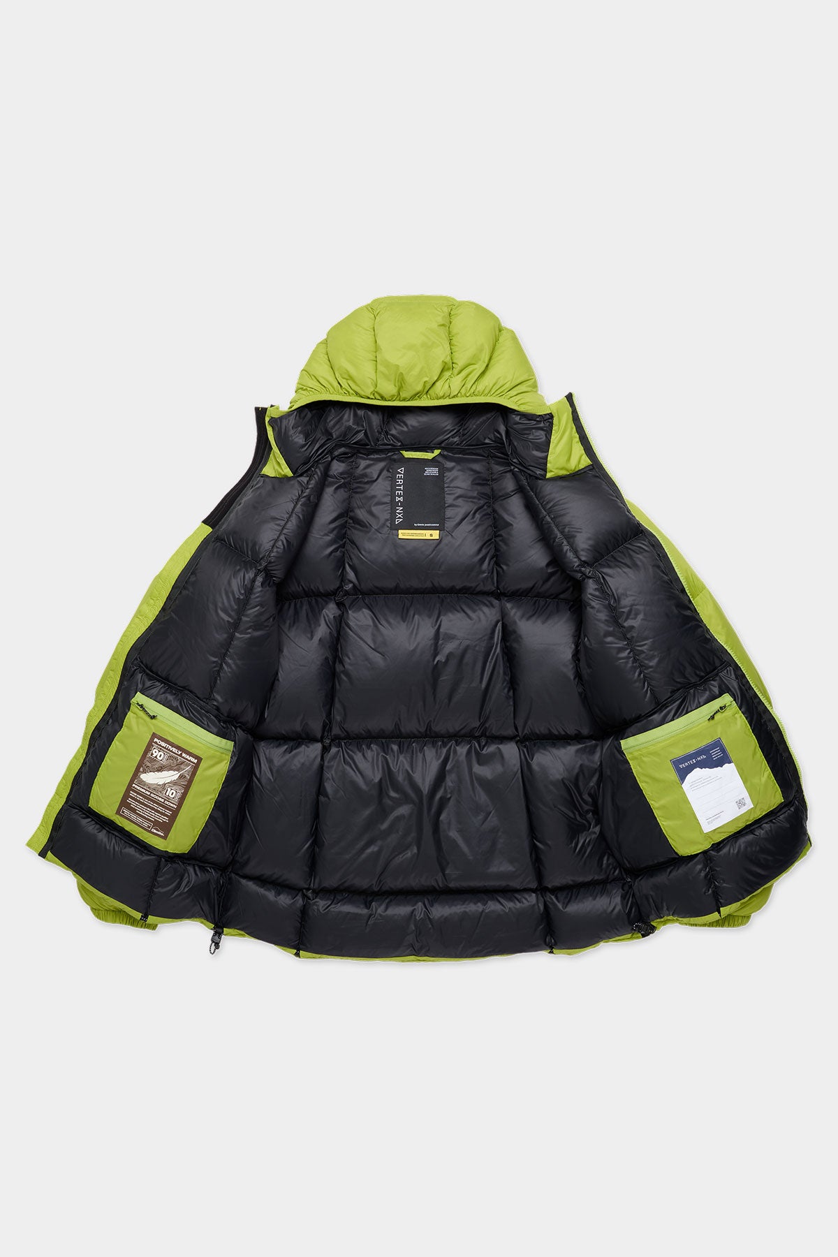 VERT 25 VTX EASY PLUS HD GOOSE DOWN JACKET SLATE LIME