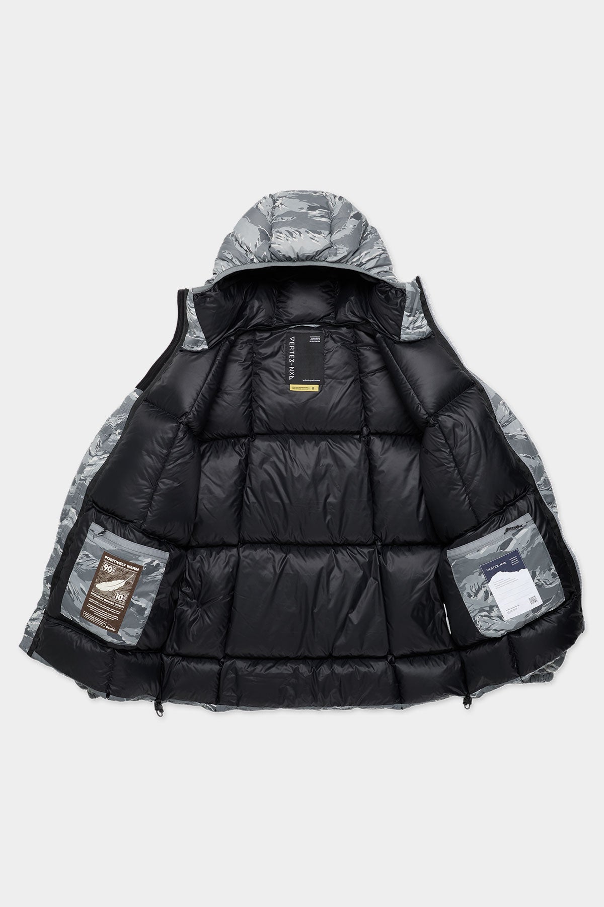 VERT 25 VTX EASY PLUS HD GOOSE DOWN JACKET TIGER GREY CAMO