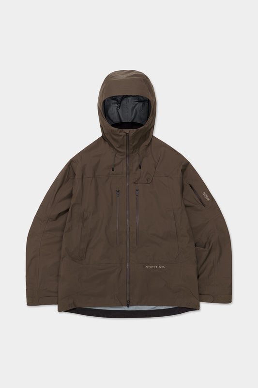 VERT 25 VTX OG 3L JACKET DARK BROWN