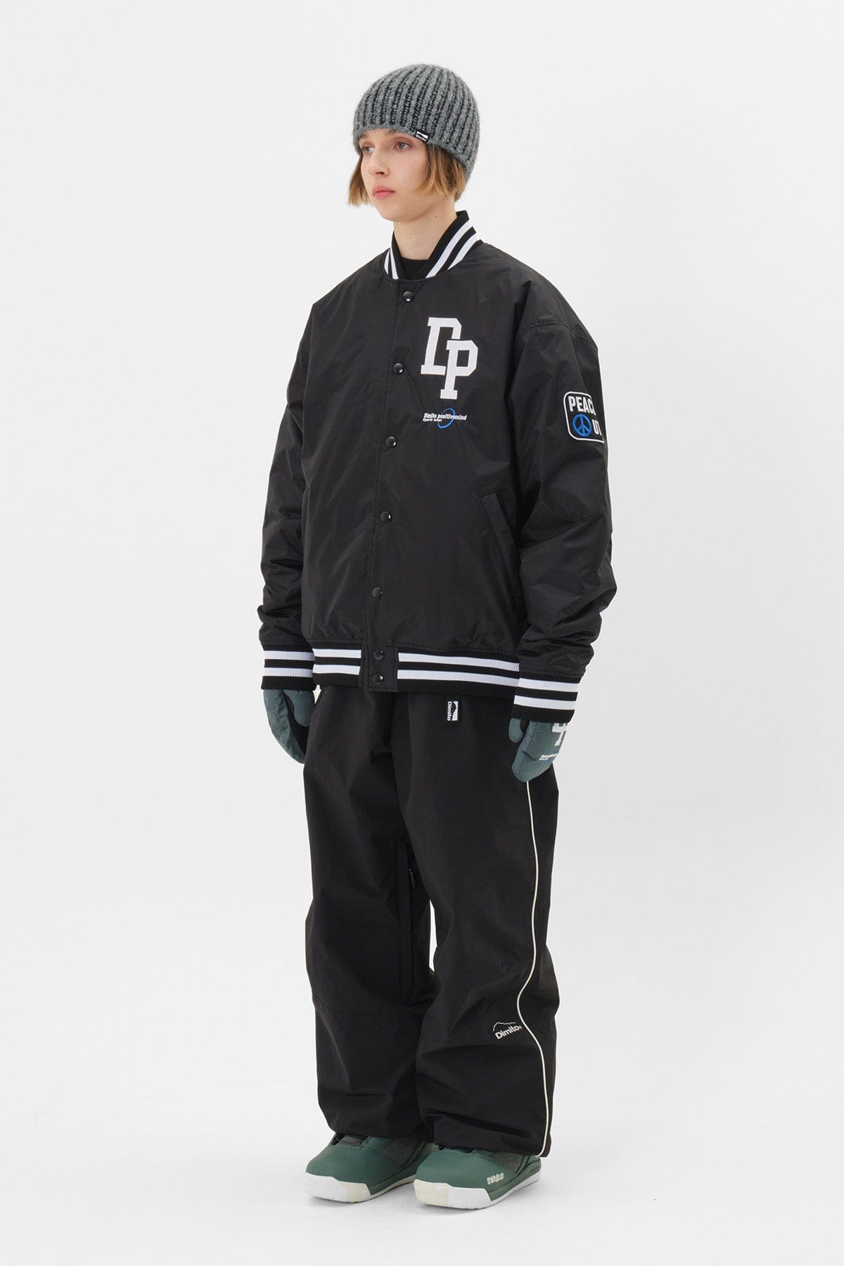 スノーボード AIR FORCE BANDED PANTS BLACK (Wide Fit) AIR FORCE BANDED PANTS BLACK – DIMITO INTERNATIONAL
