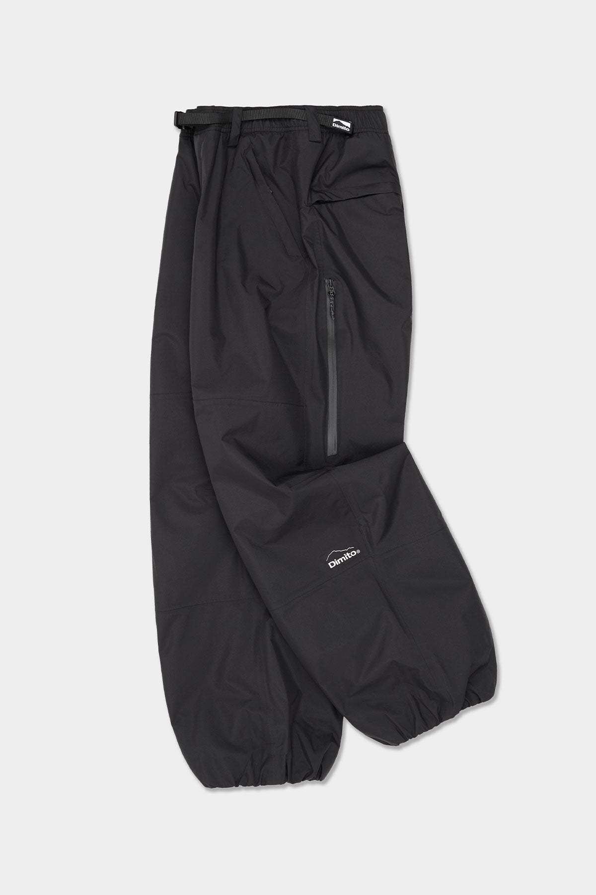 [INVITED] AIR VENT BANDED PANTS (WIDE FIT LV.1) BLACK