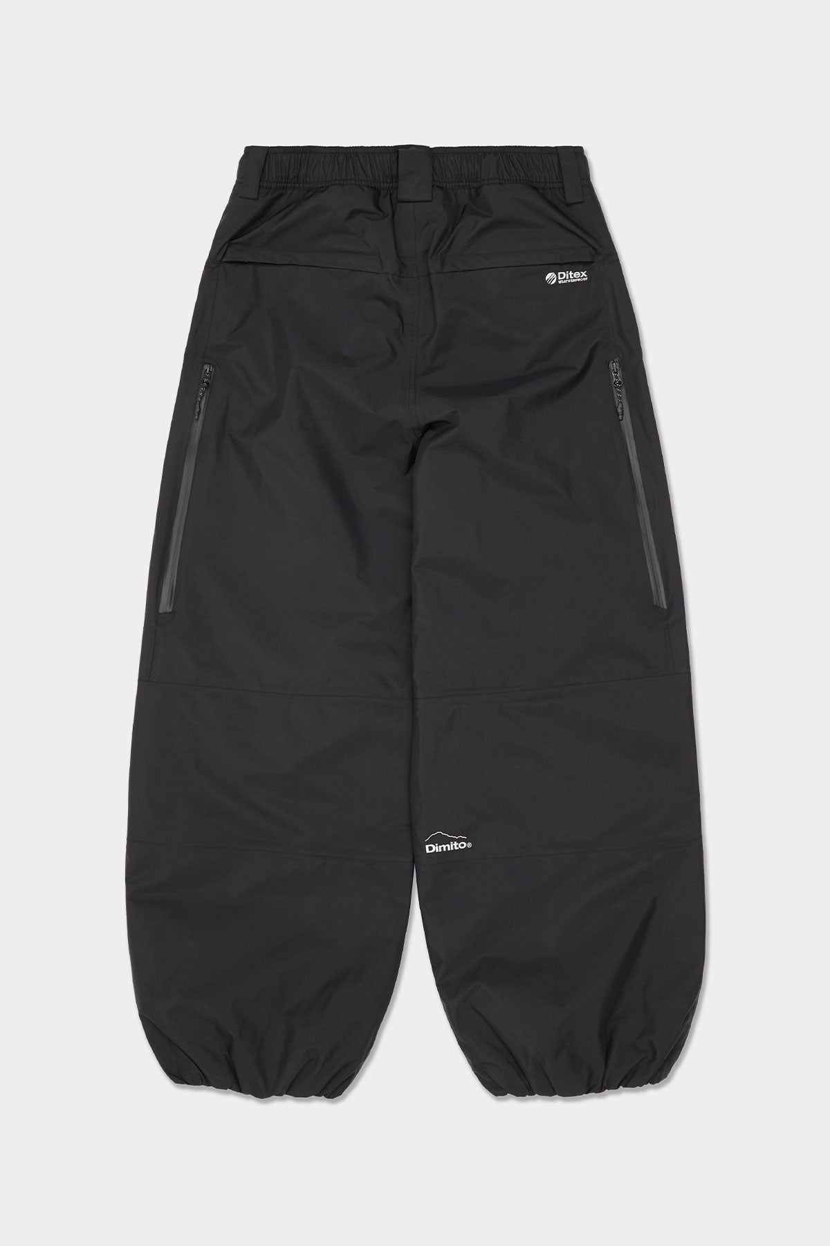 [INVITED] AIR VENT BANDED PANTS (WIDE FIT LV.1) BLACK