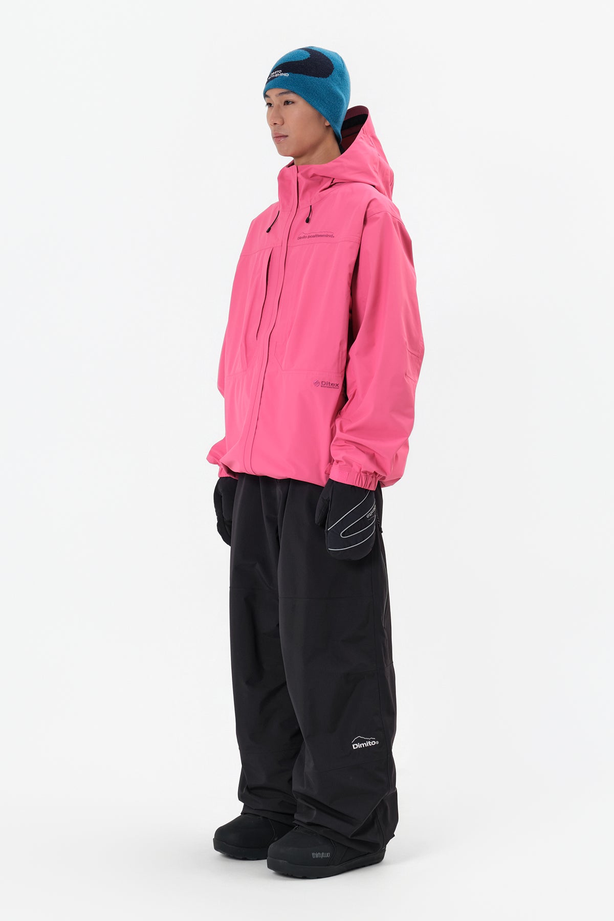 [INVITED] AIR VENT BANDED PANTS (WIDE FIT LV.1) BLACK