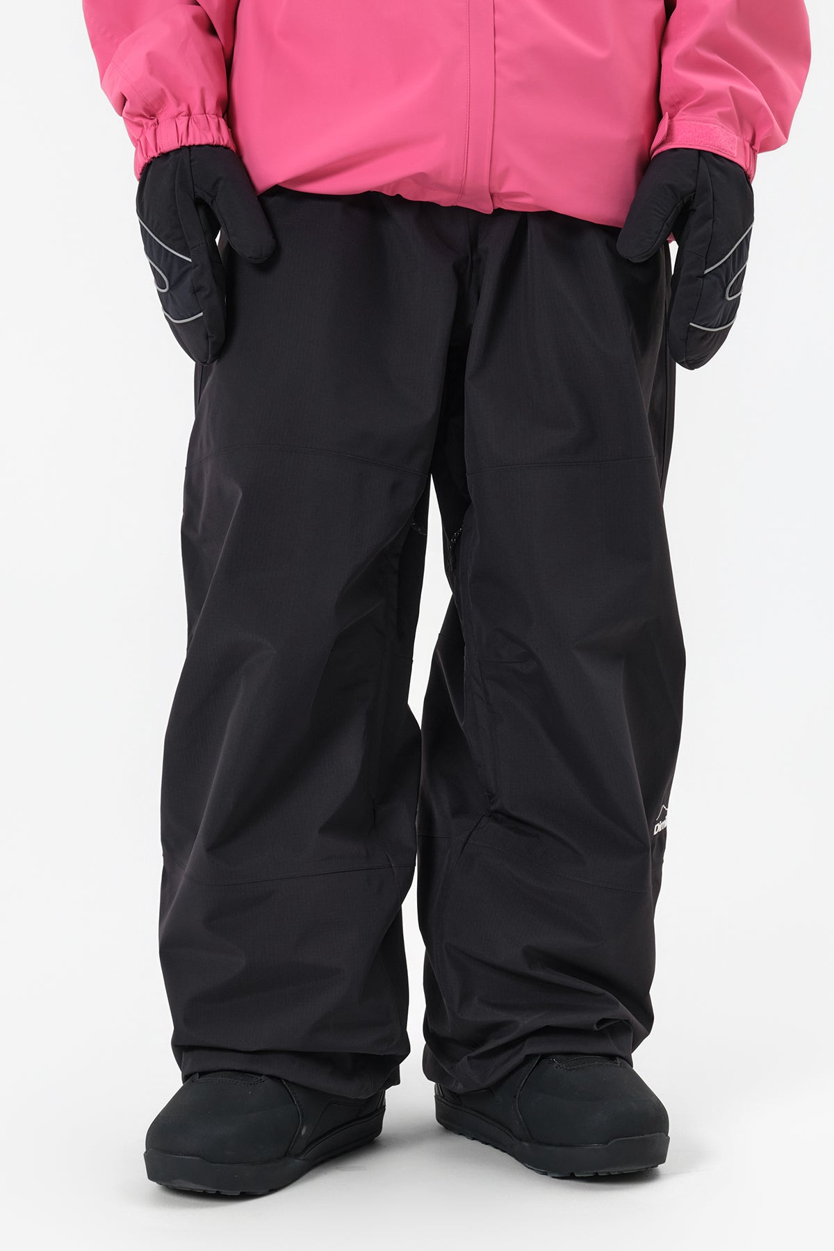 [INVITED] AIR VENT BANDED PANTS (WIDE FIT LV.1) BLACK