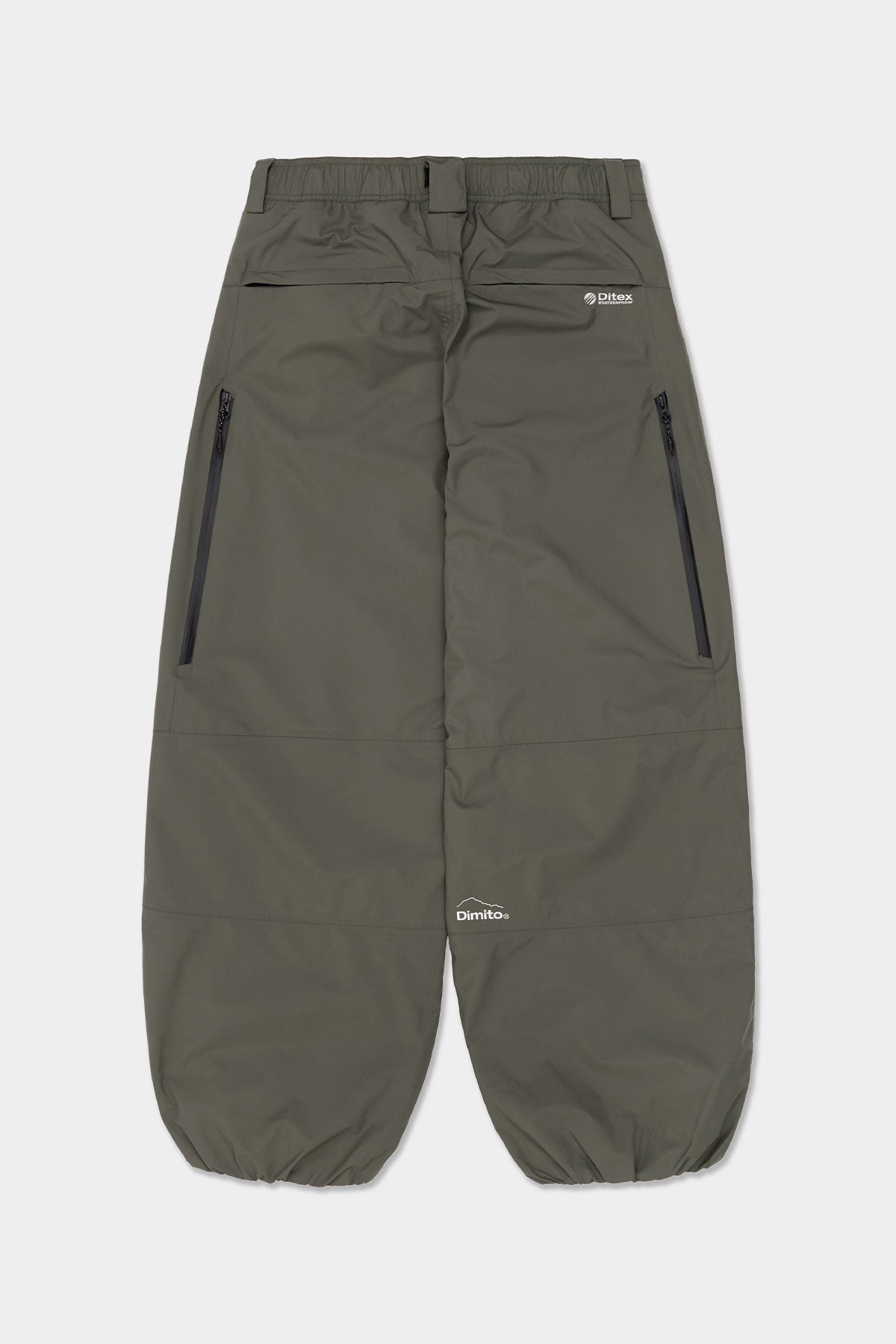 [INVITED] AIR VENT BANDED PANTS (WIDE FIT LV.1) DARK OLIVE