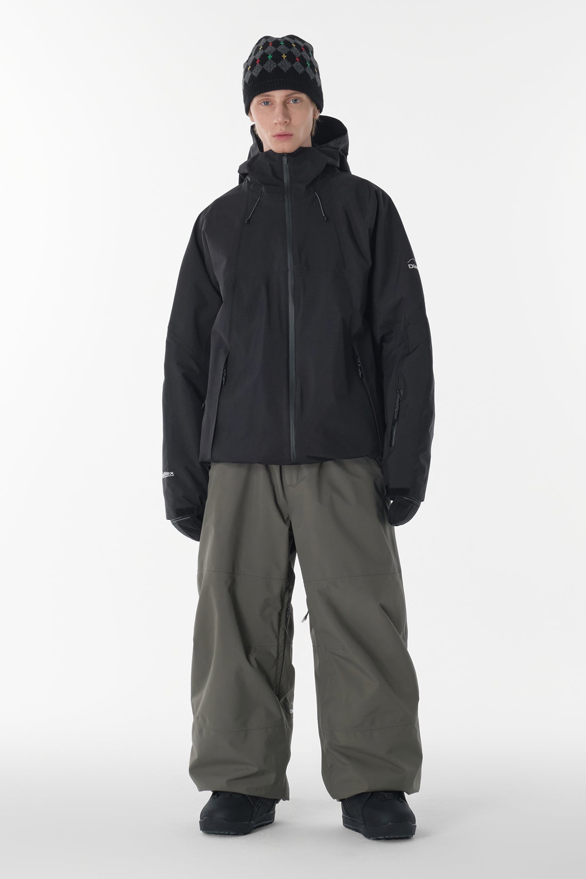 VERT AIR VENT BANDED PANTS (WIDE FIT LV.1) DARK OLIVE