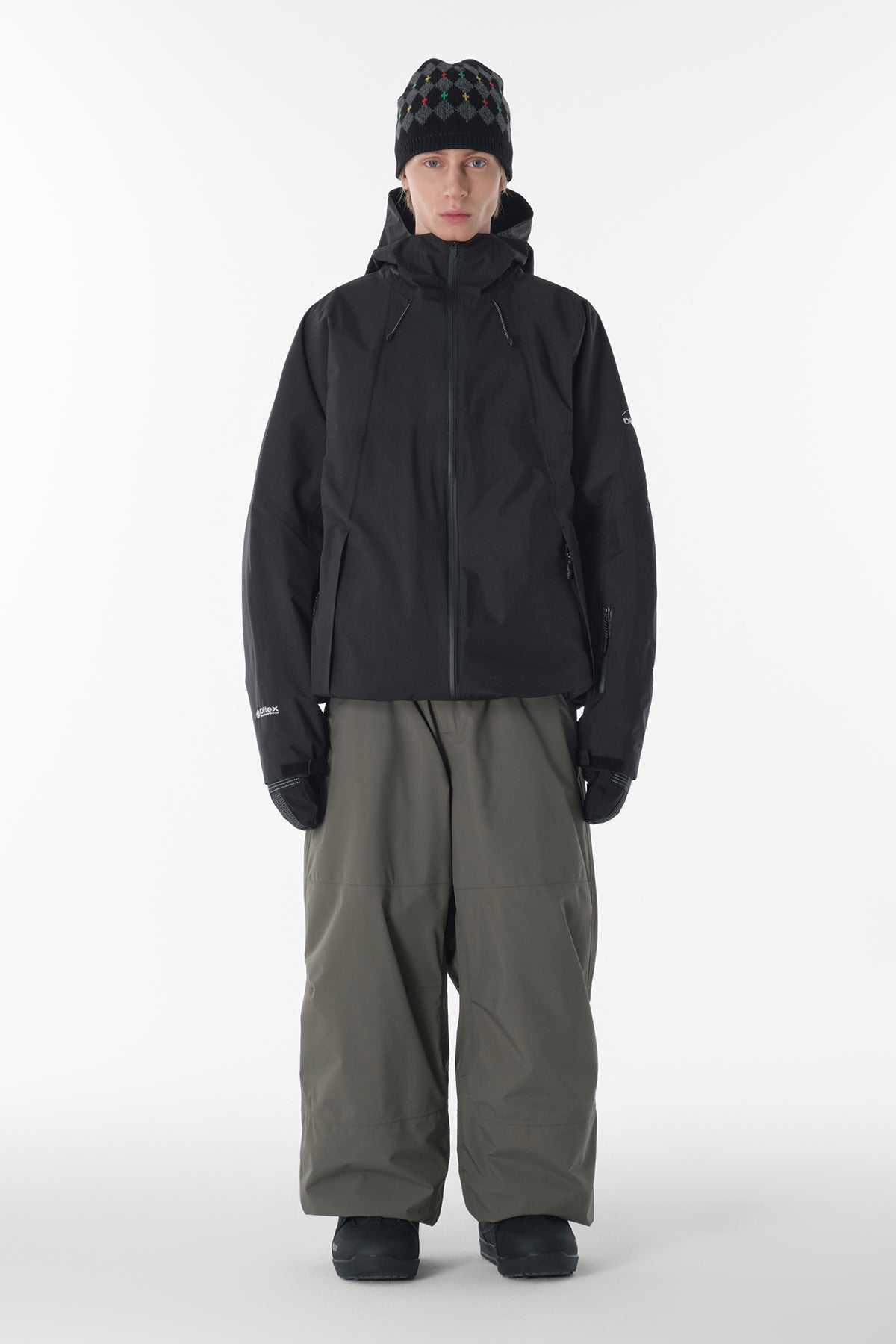[INVITED] AIR VENT BANDED PANTS (WIDE FIT LV.1) DARK OLIVE