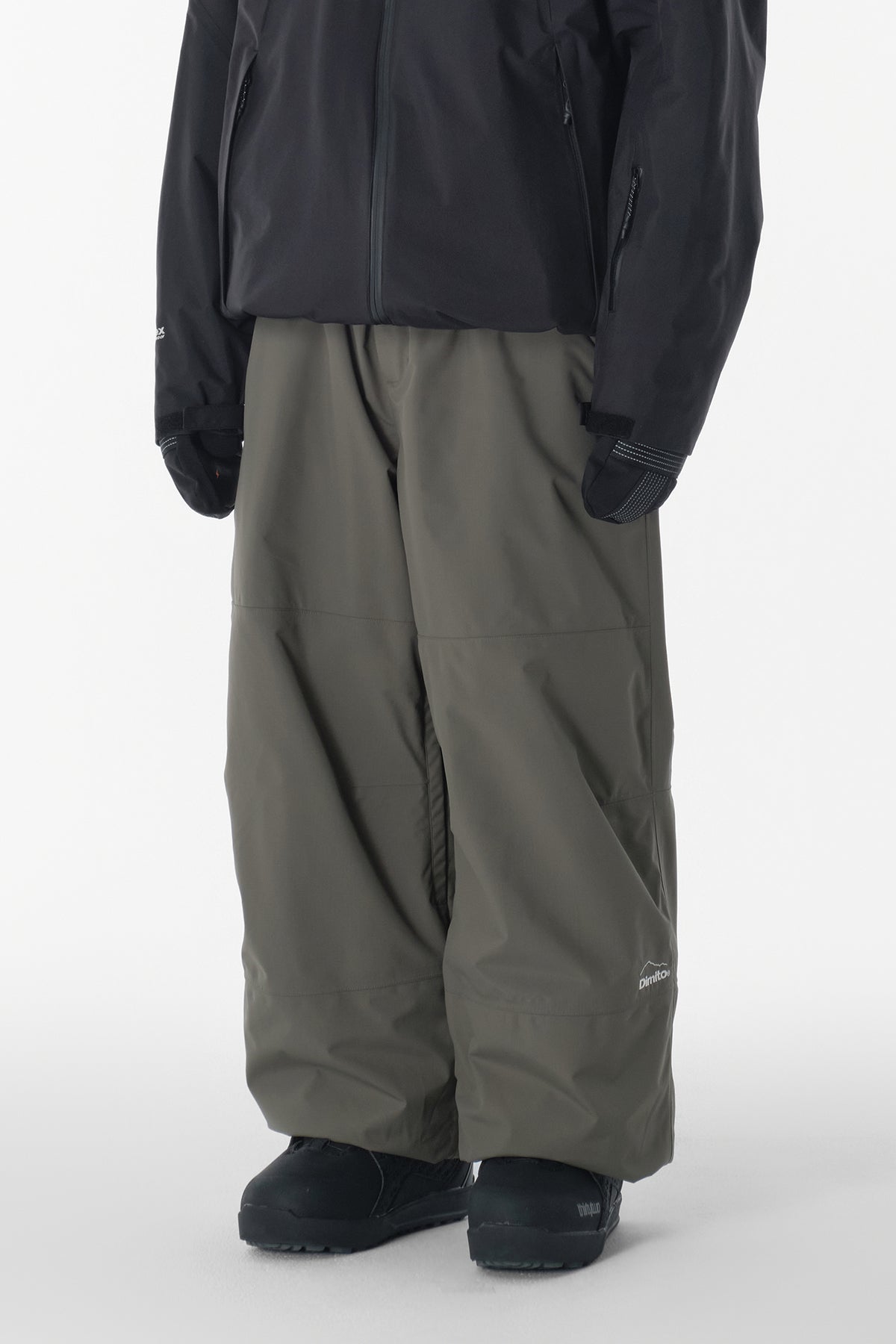 [INVITED] AIR VENT BANDED PANTS (WIDE FIT LV.1) DARK OLIVE