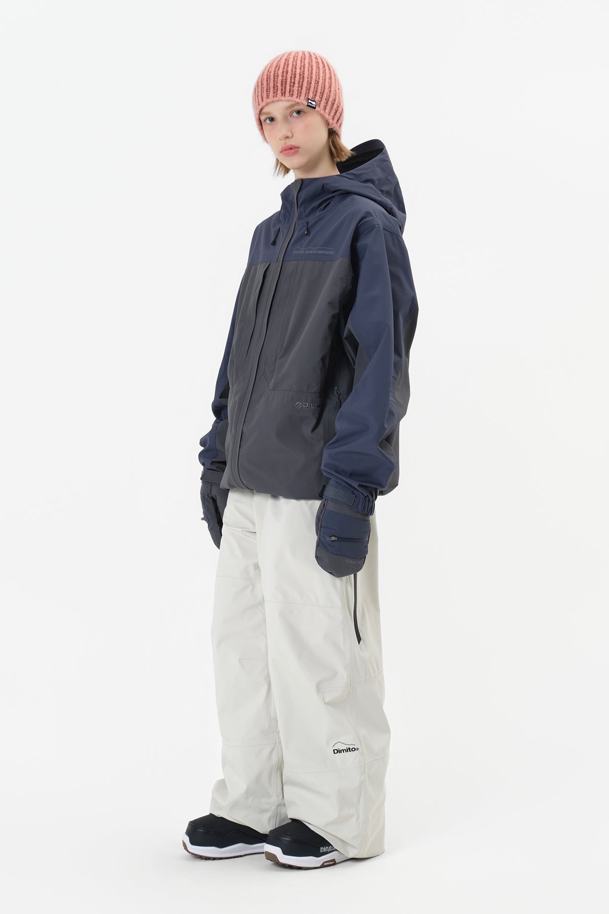 VERT AIR VENT BANDED PANTS (WIDE FIT LV.1) IVORY