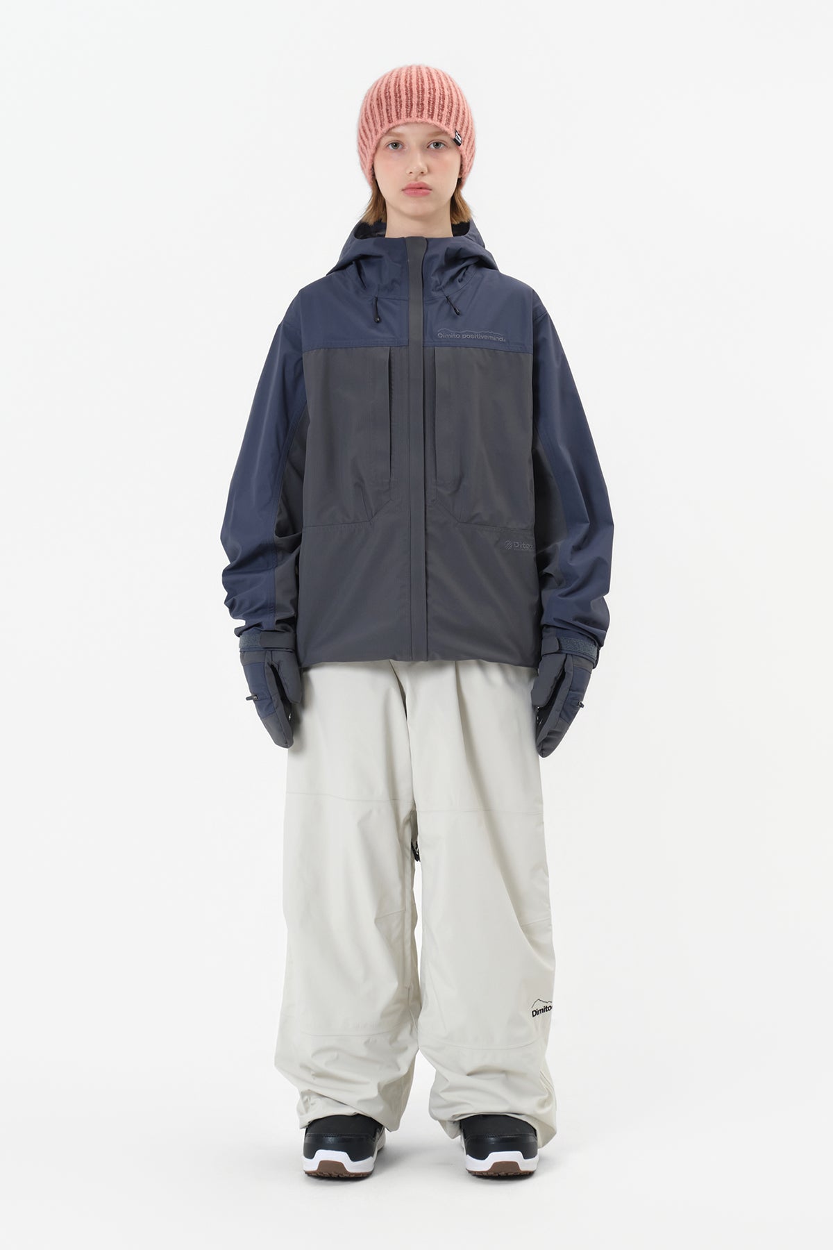 VERT AIR VENT BANDED PANTS (WIDE FIT LV.1) IVORY