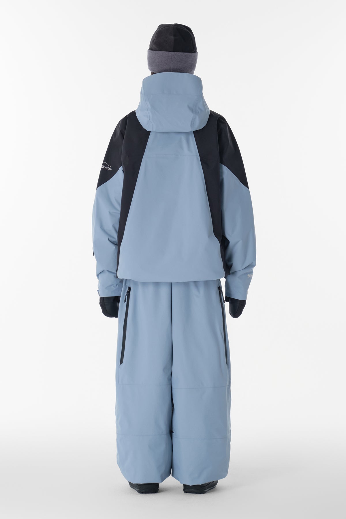 [INVITED] AIR VENT BANDED PANTS (WIDE FIT LV.1) SLATE BLUE