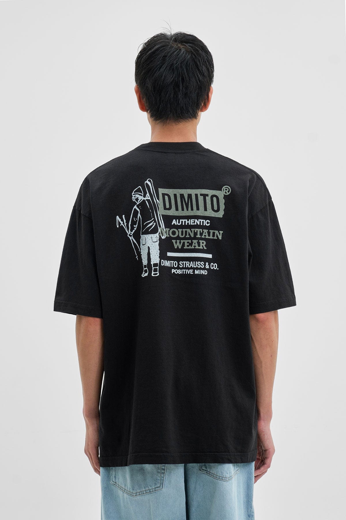 [INVITED] AUTHENTIC MT POCKET SSV GD 6.5OZ TEE BLACK