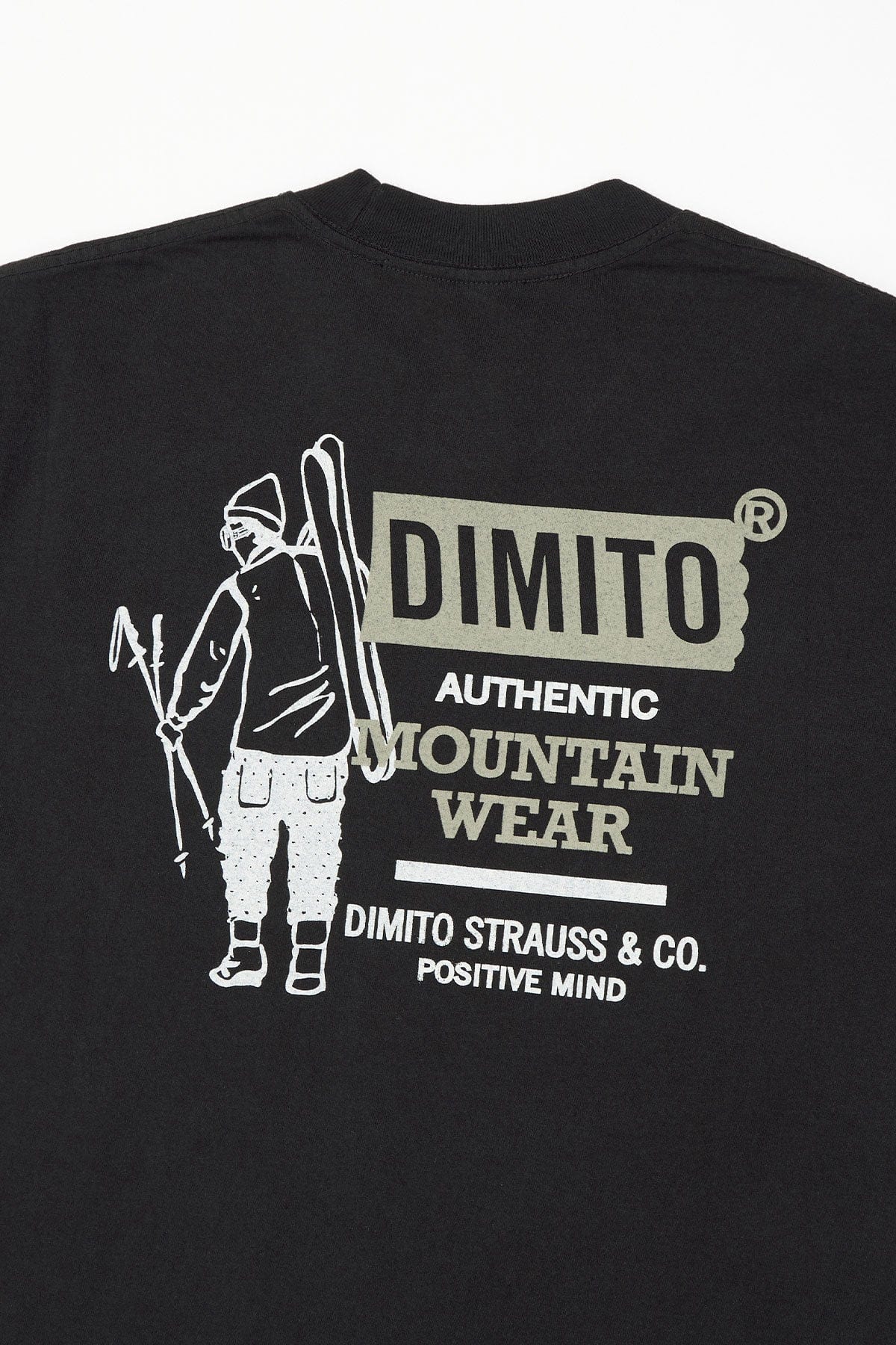 [INVITED] AUTHENTIC MT POCKET SSV GD 6.5OZ TEE BLACK